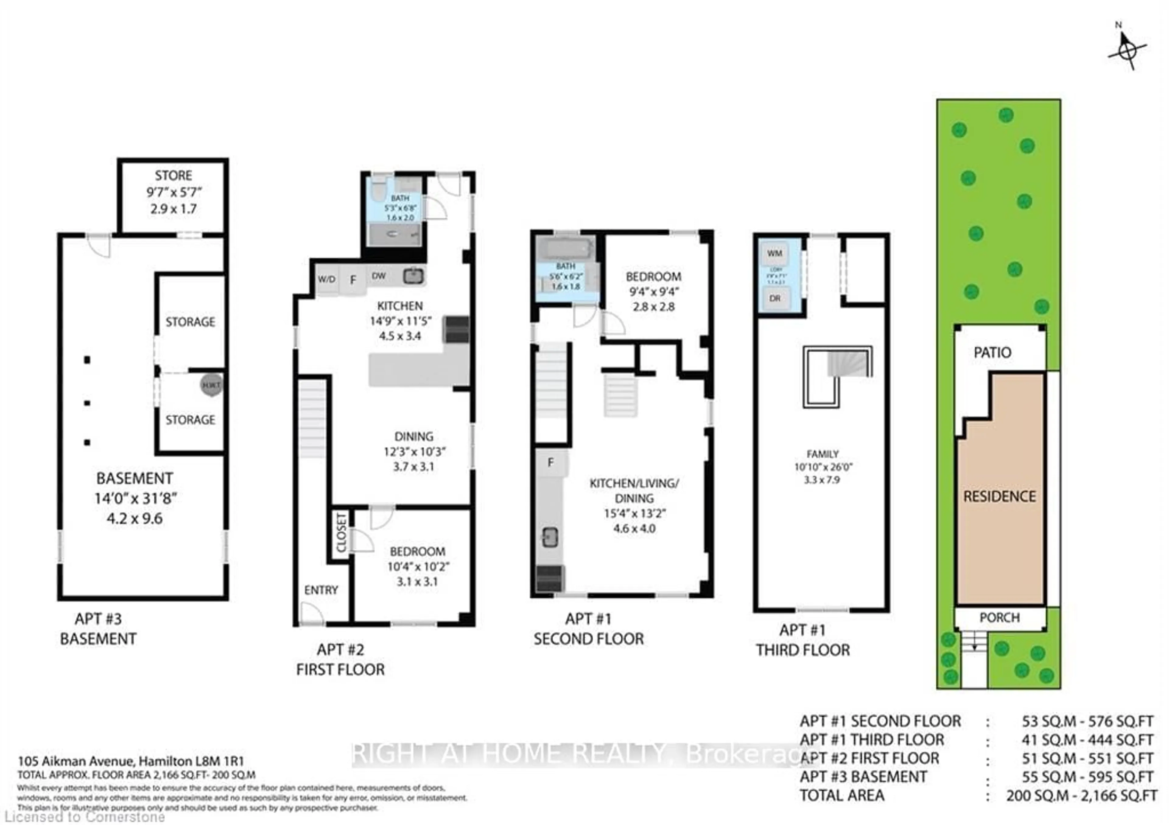 Floor plan for 105 Aikman Ave, Hamilton Ontario L8M 1R1