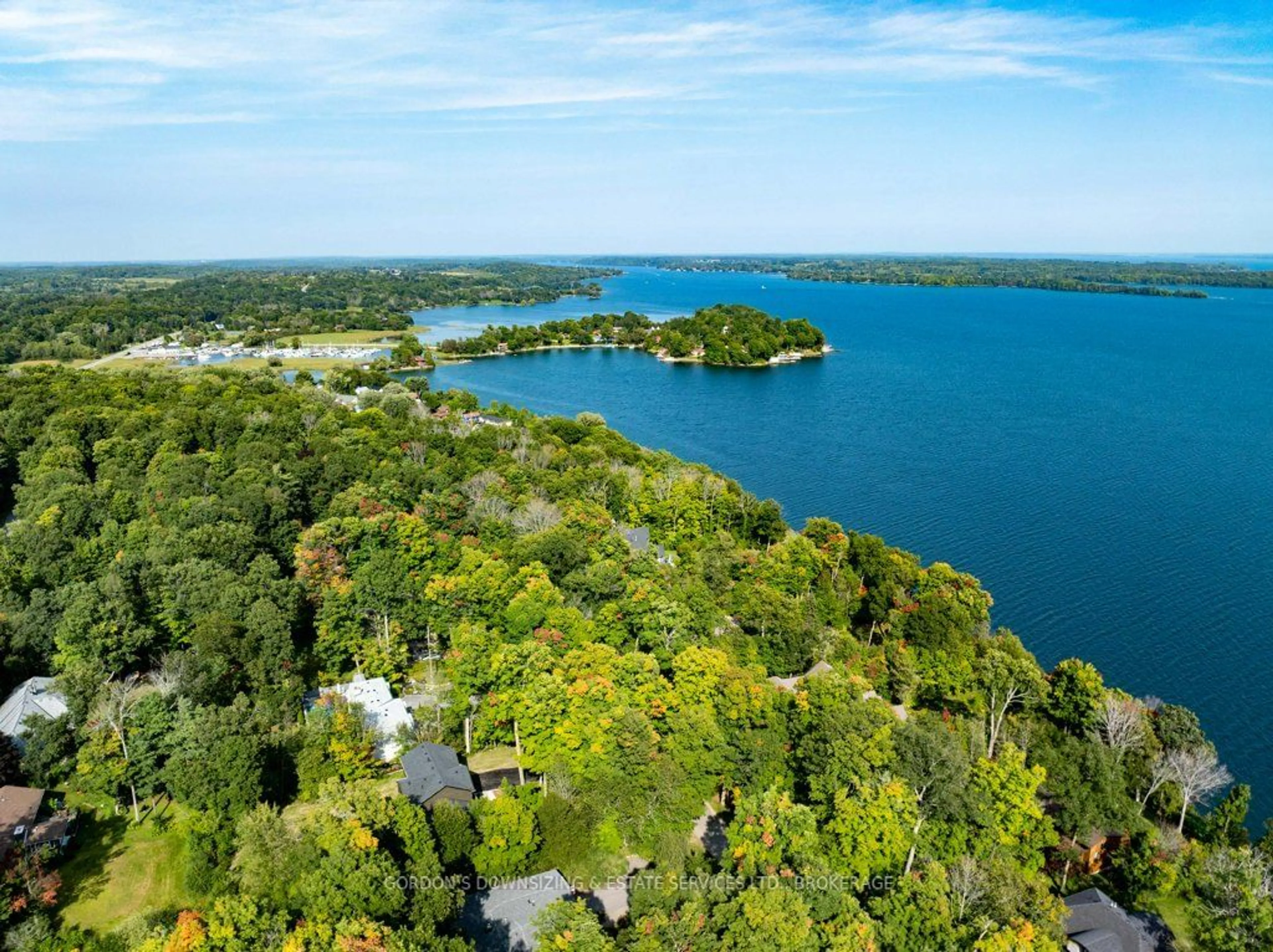 A pic from outside/outdoor area/front of a property/back of a property/a pic from drone, water/lake/river/ocean view for 25 Riverside Dr, Kingston Ontario K7L 4V1