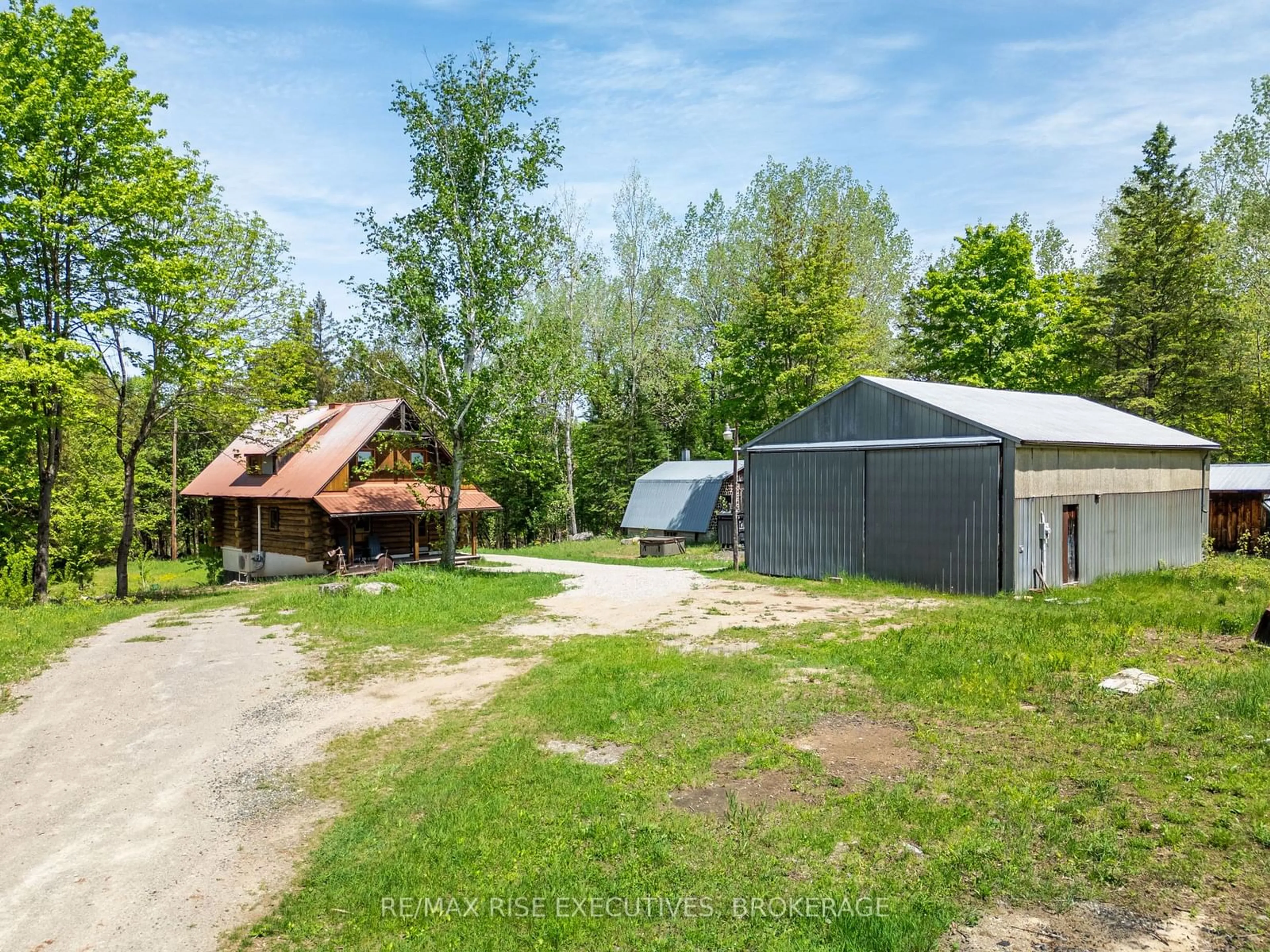 A pic from outside/outdoor area/front of a property/back of a property/a pic from drone, street for 1428 Dalhousie 5th Con B Rd, Lanark Highlands Ontario K0G 1K0