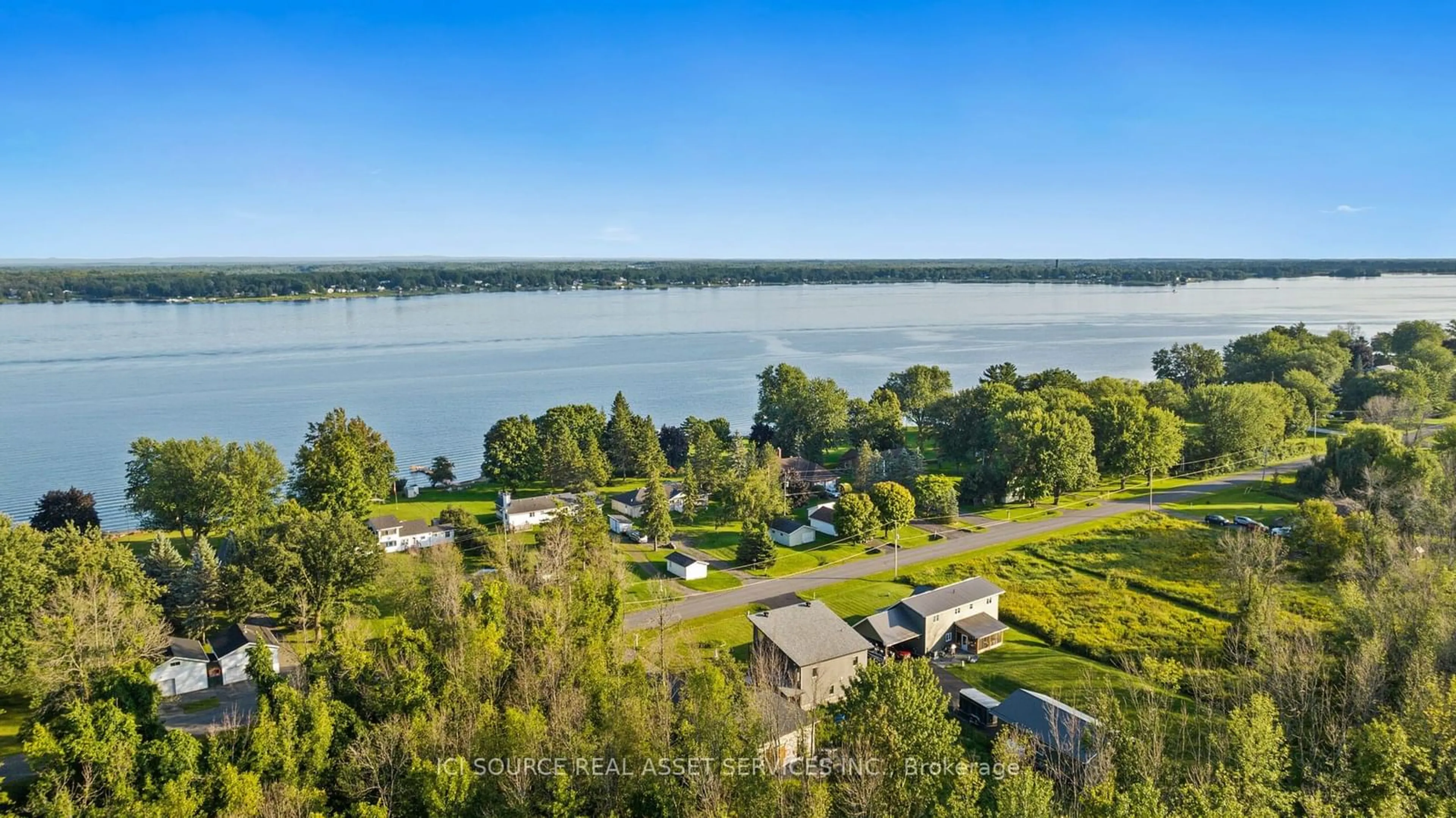 A pic from outside/outdoor area/front of a property/back of a property/a pic from drone, water/lake/river/ocean view for 14035 Willbruck Dr, South Stormont Ontario K0C 1X0