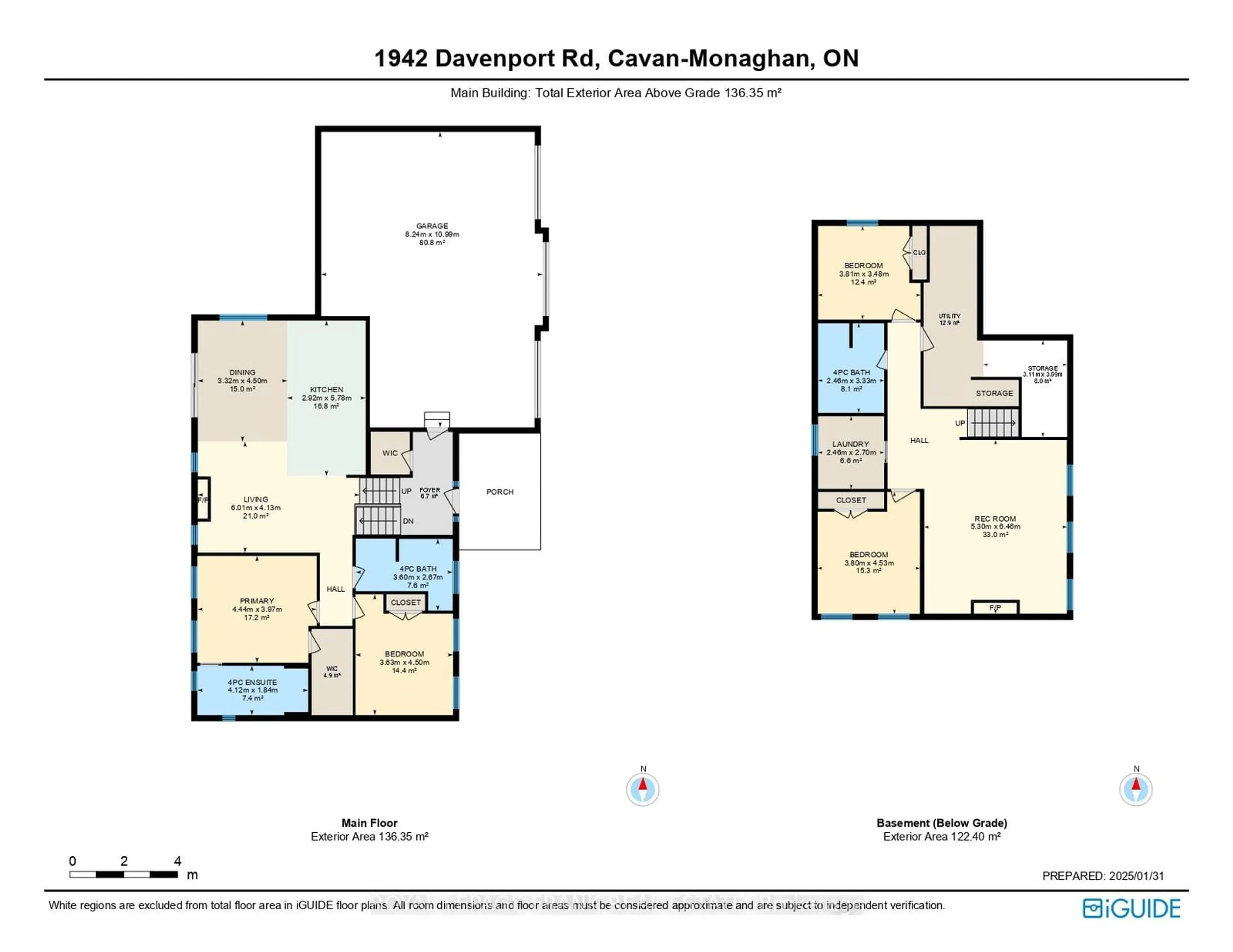 Floor plan for 1942 Davenport Rd, Cavan Monaghan Ontario L0A 1C0