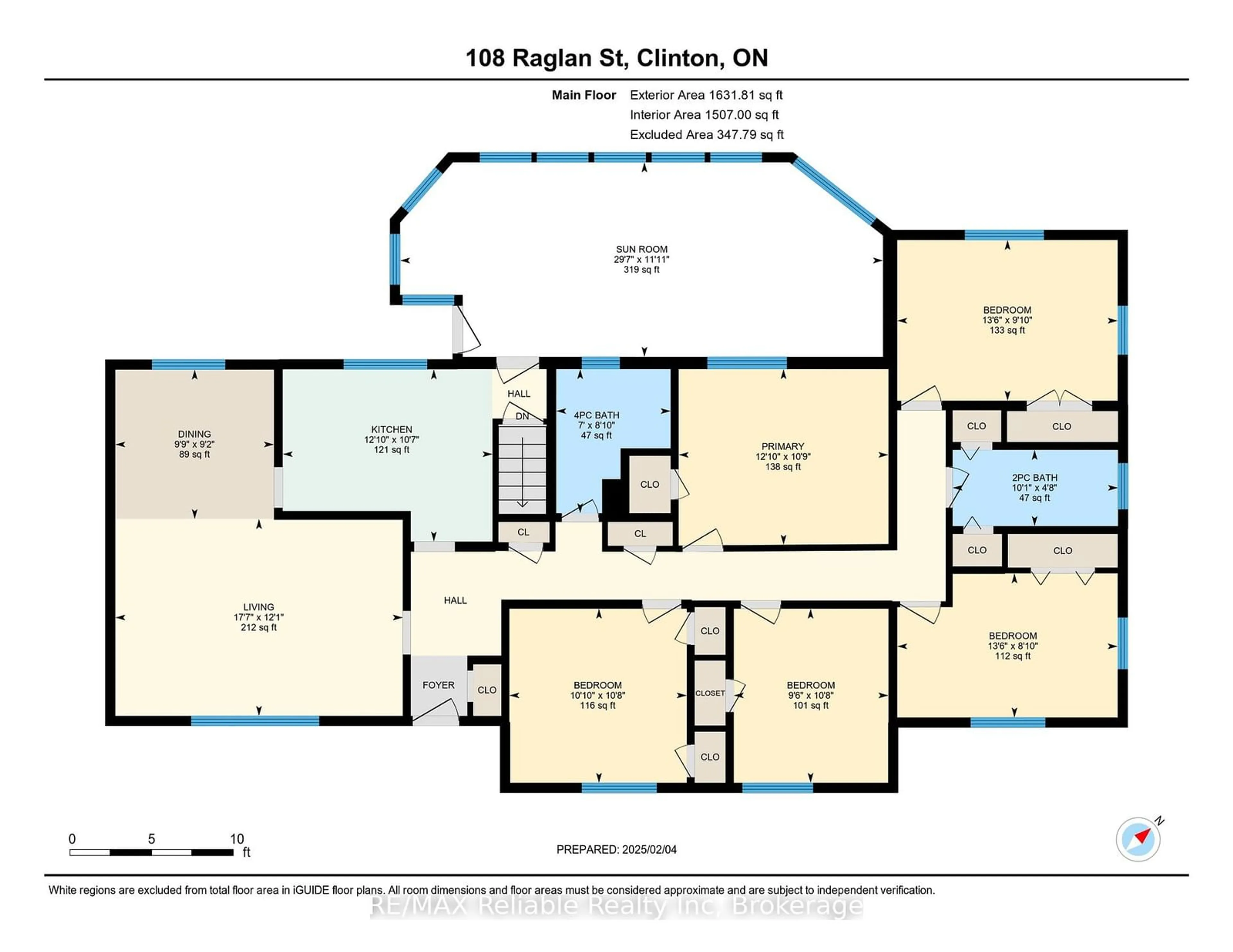 Floor plan for 108 Raglan St, Central Huron Ontario N0K 1L0