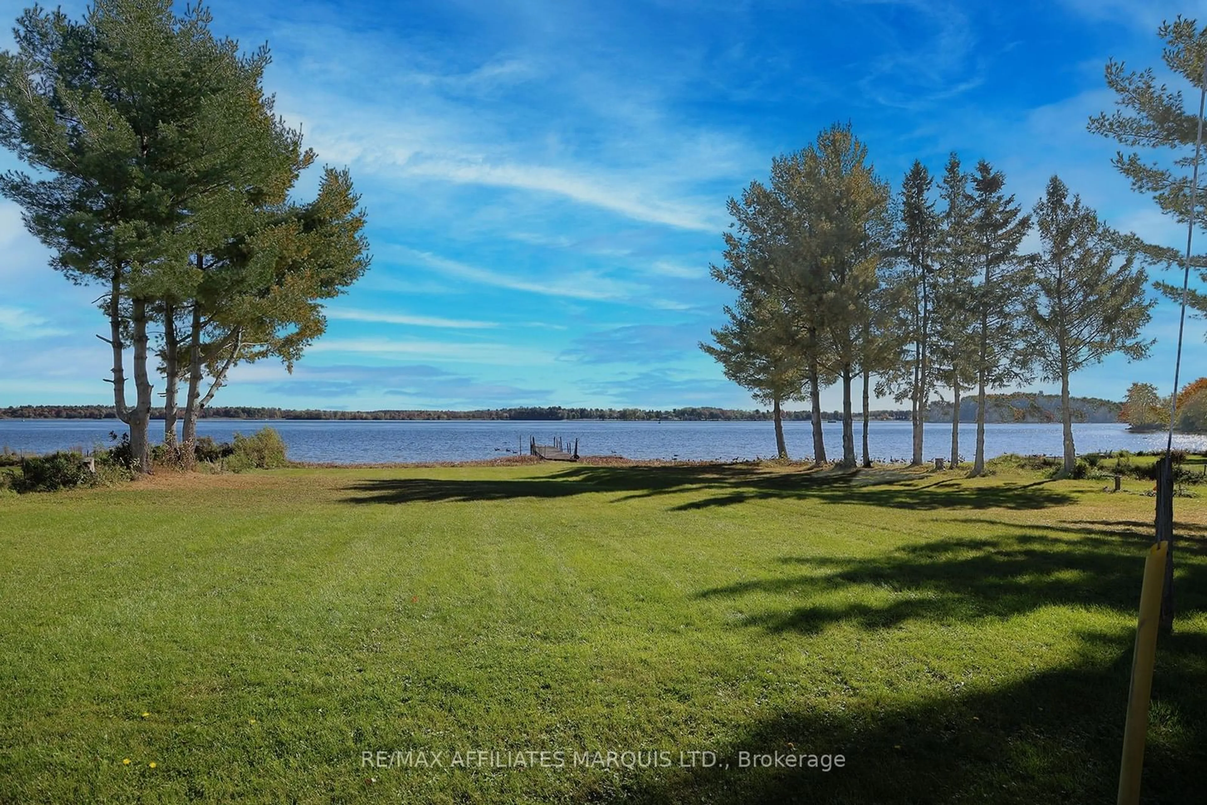 A pic from outside/outdoor area/front of a property/back of a property/a pic from drone, water/lake/river/ocean view for 12159 Lakeshore Dr, South Dundas Ontario K0C 1X0