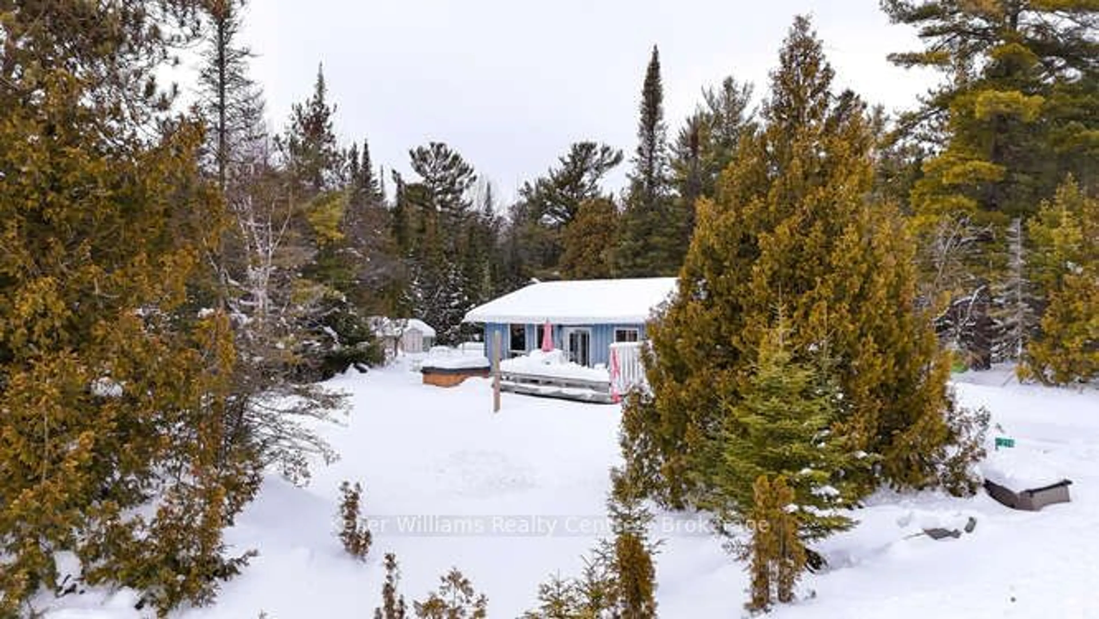 A pic from outside/outdoor area/front of a property/back of a property/a pic from drone, unknown for 214 Ogimah Rd, First Nations Ontario N0H 2T0