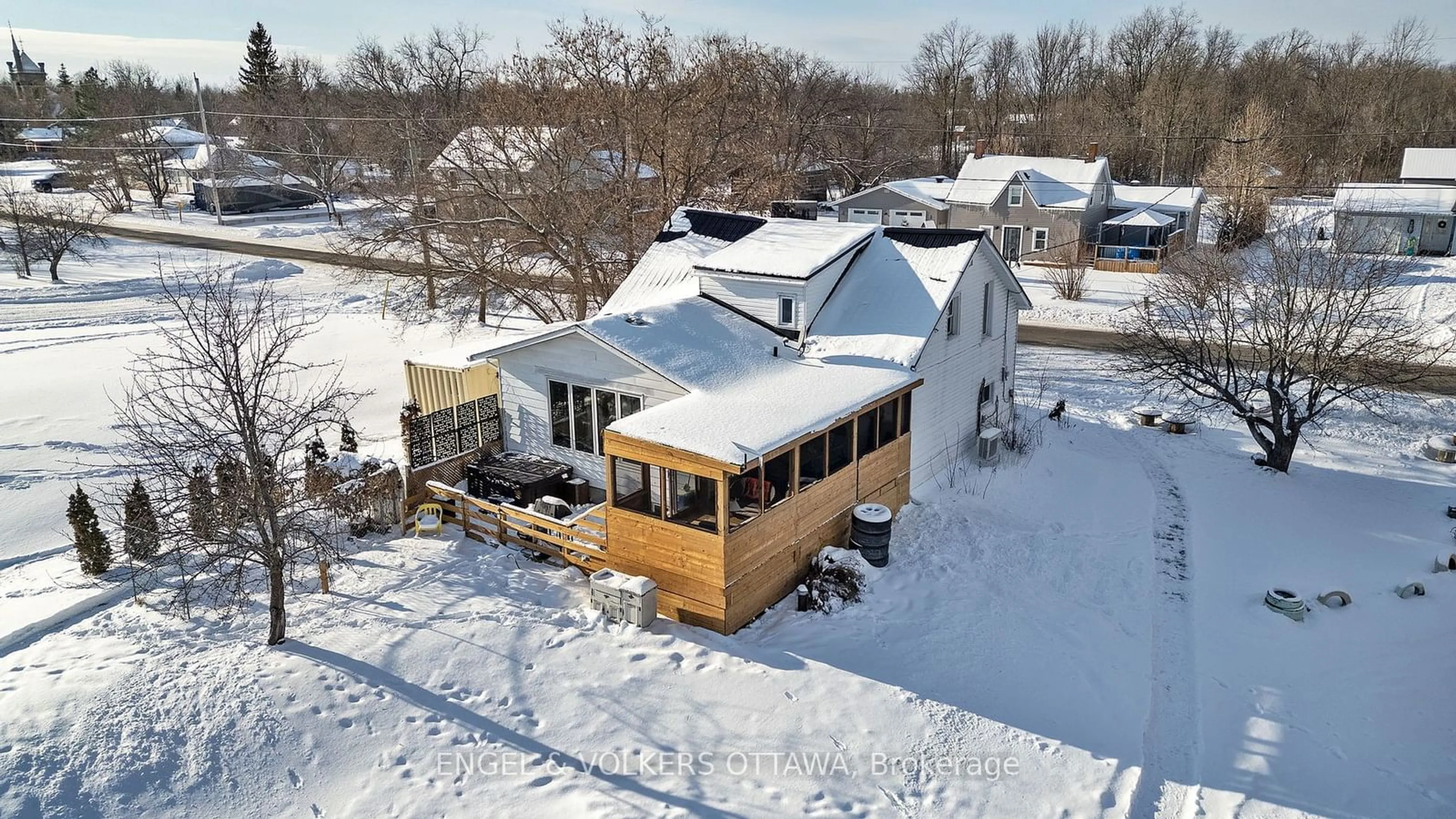 A pic from outside/outdoor area/front of a property/back of a property/a pic from drone, unknown for 179 Church St, Beckwith Ontario K7A 0K2