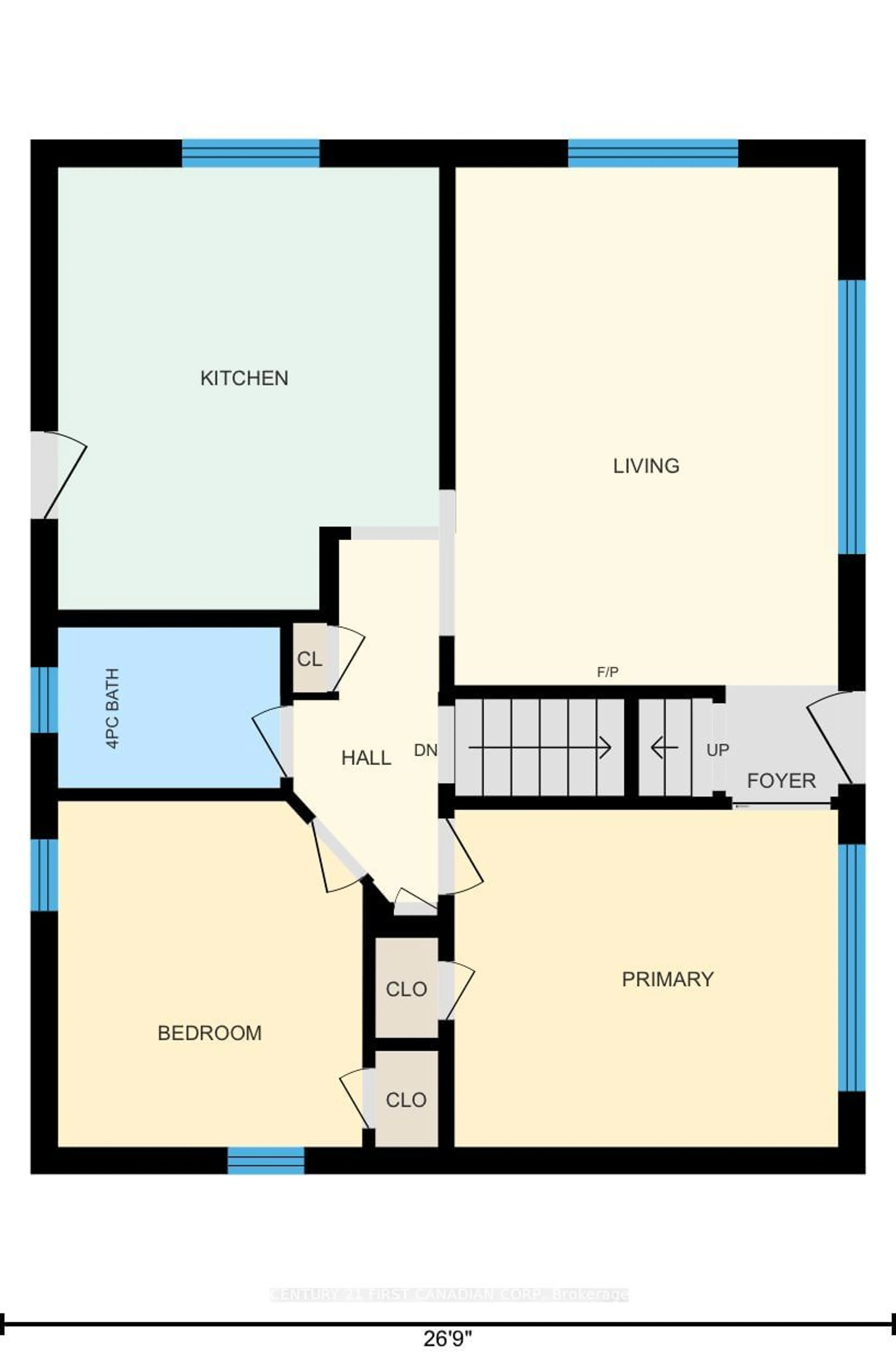 Floor plan for 383 Foyston Rd, London Ontario N6K 2J7