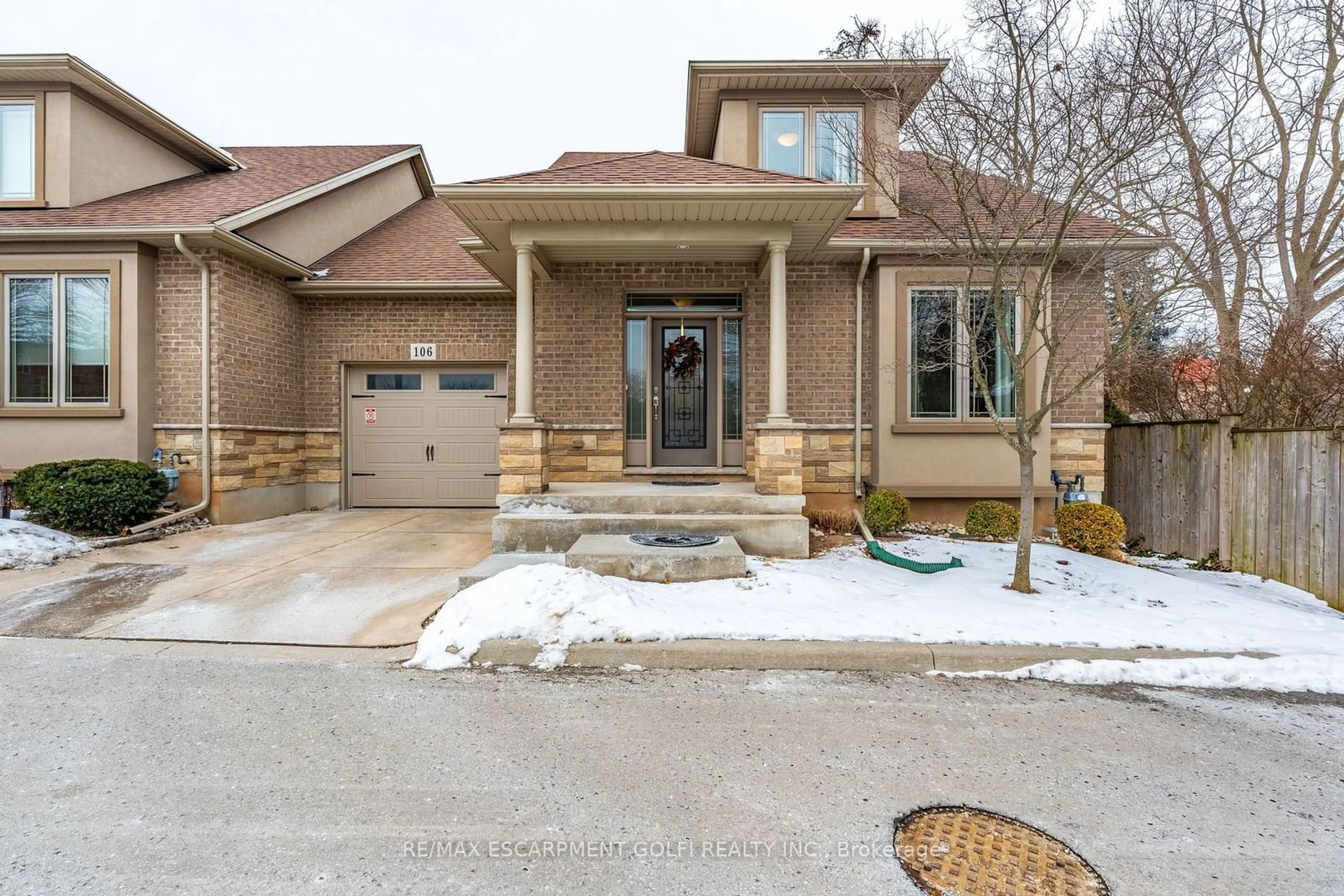 Home with brick exterior material, street for 6186 Dorchester Rd #106, Niagara-on-the-Lake Ontario L2G 0G4