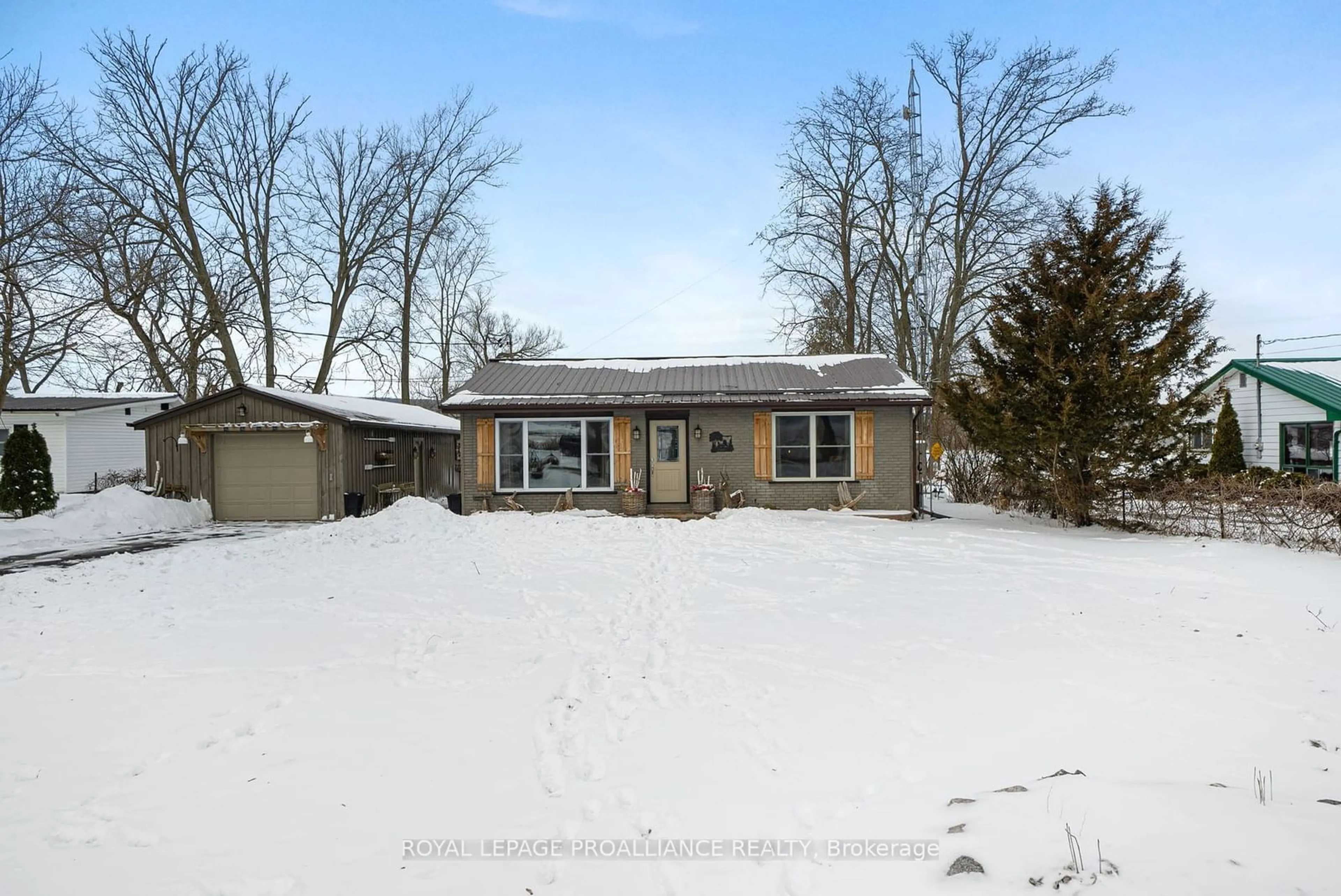 A pic from outside/outdoor area/front of a property/back of a property/a pic from drone, street for 33a Richardson Pt Lane, Quinte West Ontario K0K 2C0