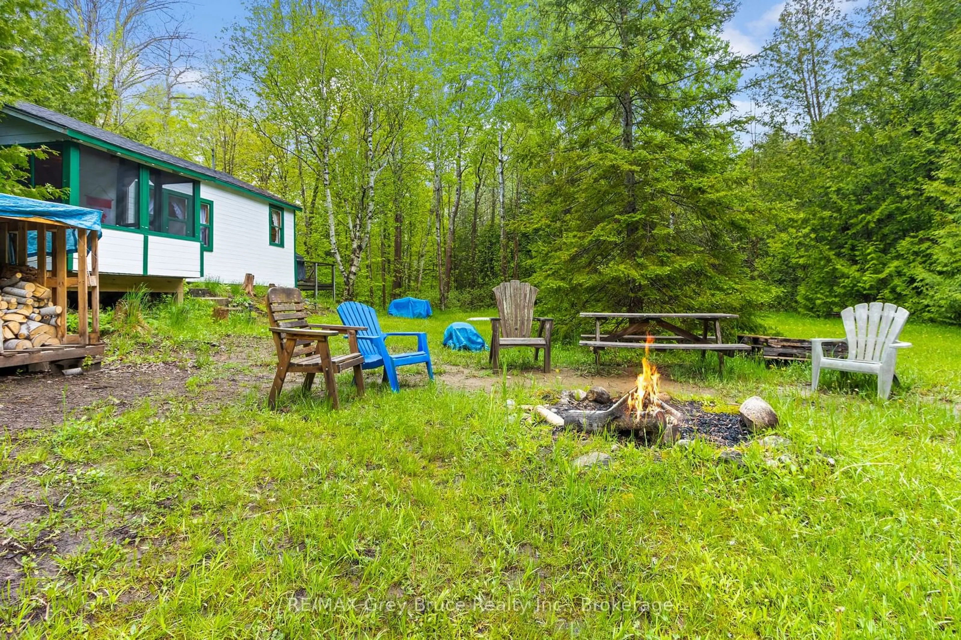 Patio, water/lake/river/ocean view for 6726 Highway 6, Northern Bruce Peninsula Ontario N0H 2R0