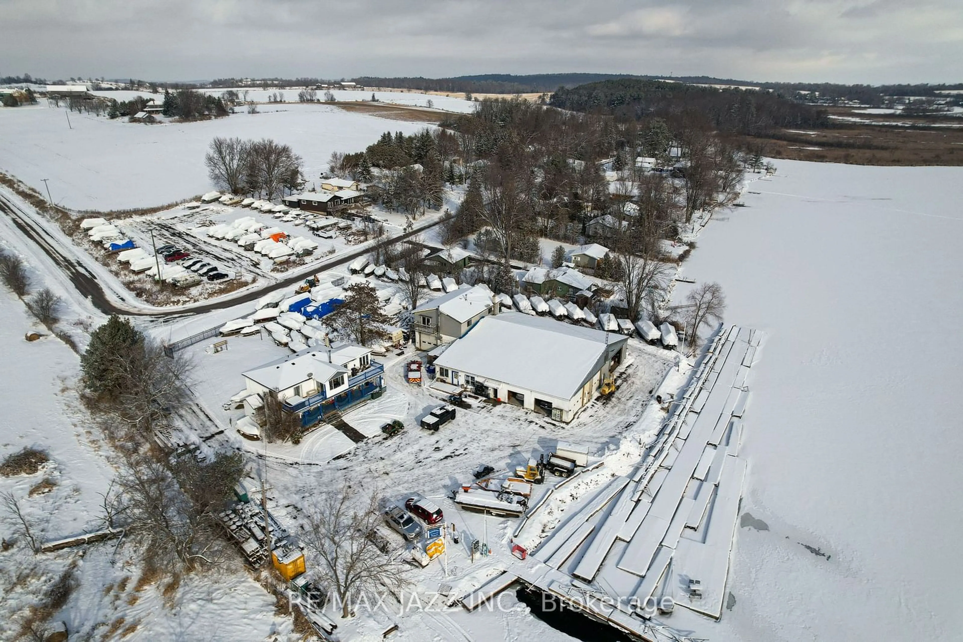 A pic from outside/outdoor area/front of a property/back of a property/a pic from drone, building for 1087 Island View Dr, Otonabee-South Monaghan Ontario K0L 1B0