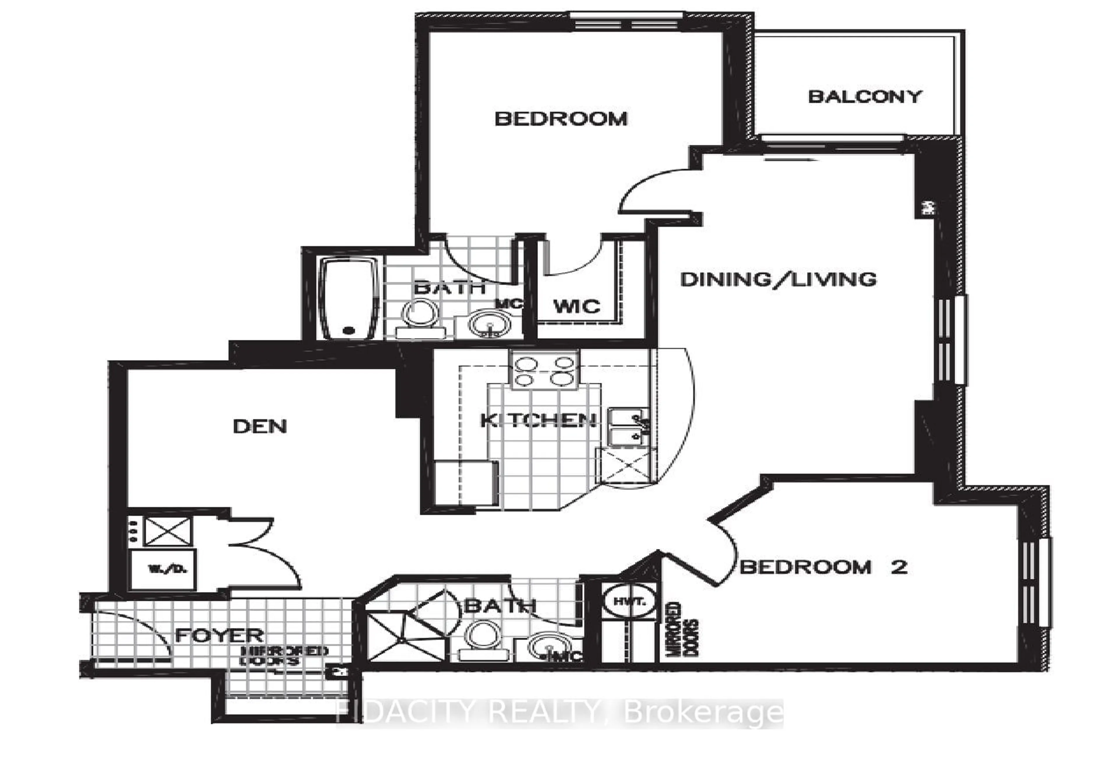 Floor plan for 314 Central Park Dr #810, Carlington - Central Park Ontario K2C 0R2