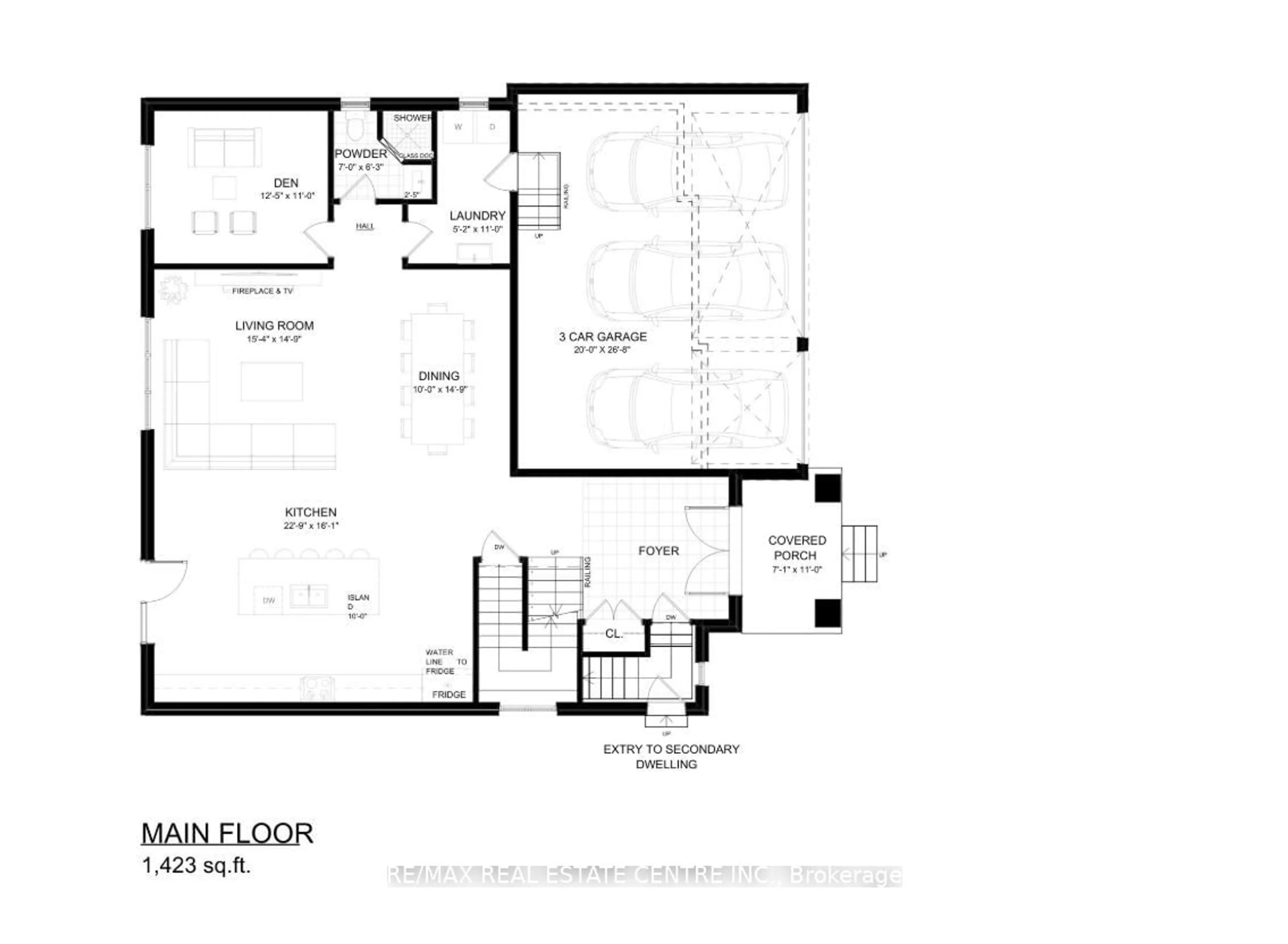 Floor plan for Lot 8 Sass Cres, Brant Ontario N3L 0A9