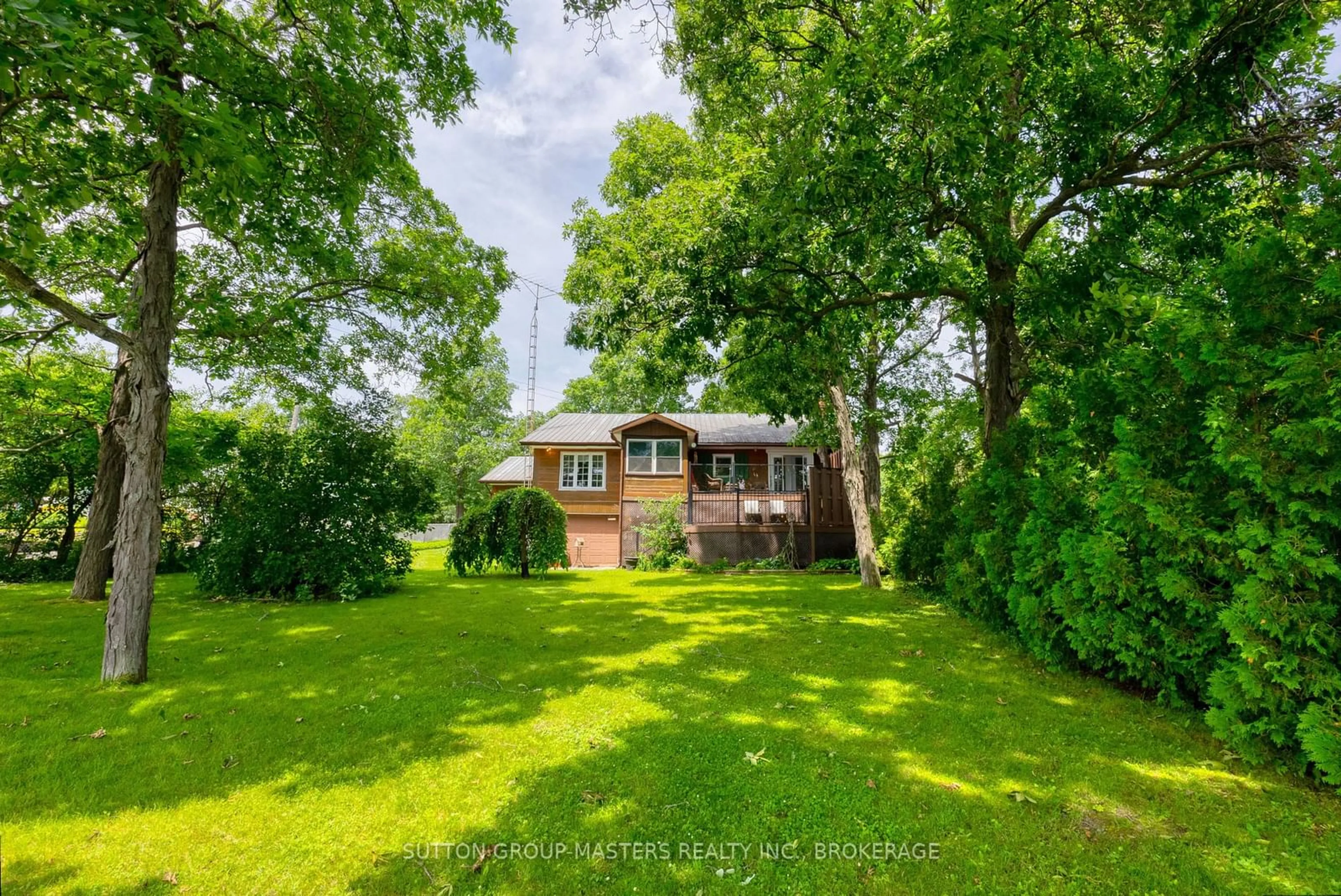 A pic from outside/outdoor area/front of a property/back of a property/a pic from drone, unknown for 409 RED CEDAR POINT Rd, Stone Mills Ontario K0K 3N0