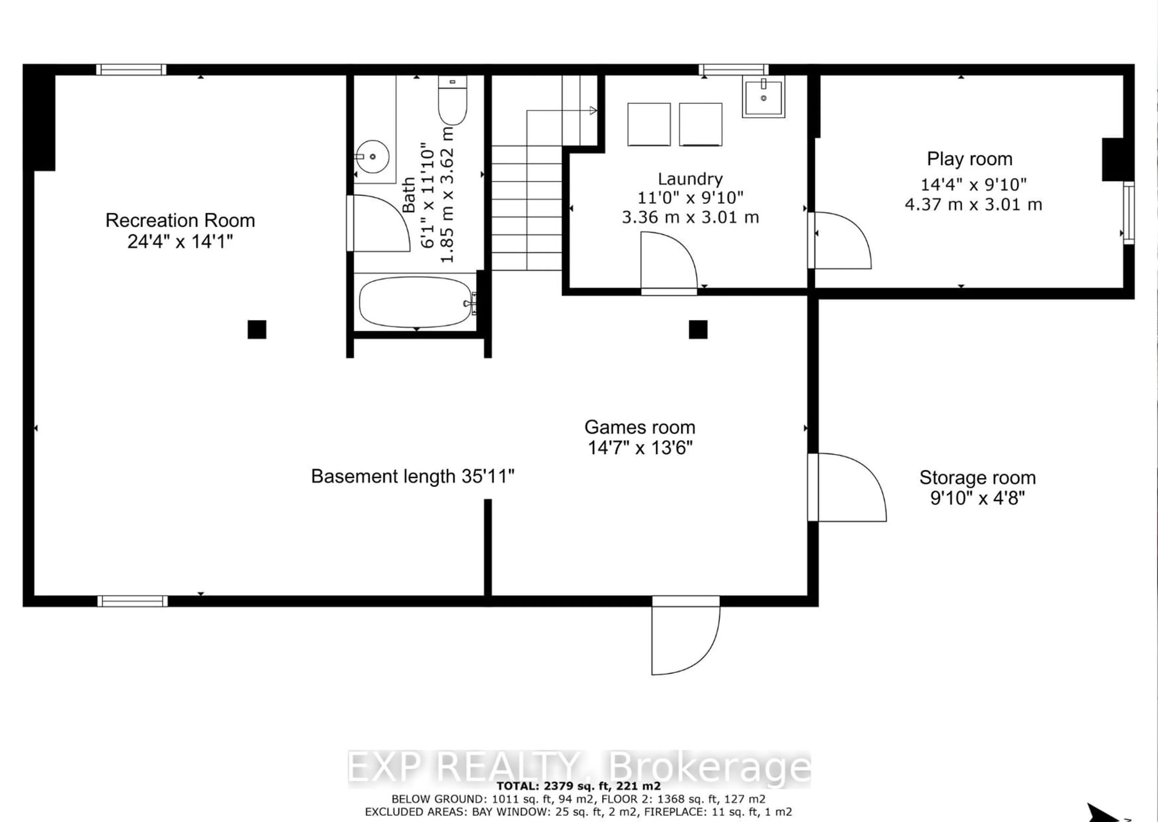 Floor plan for 1944 RONALD Ave, Alta Vista and Area Ontario K1H 5H9