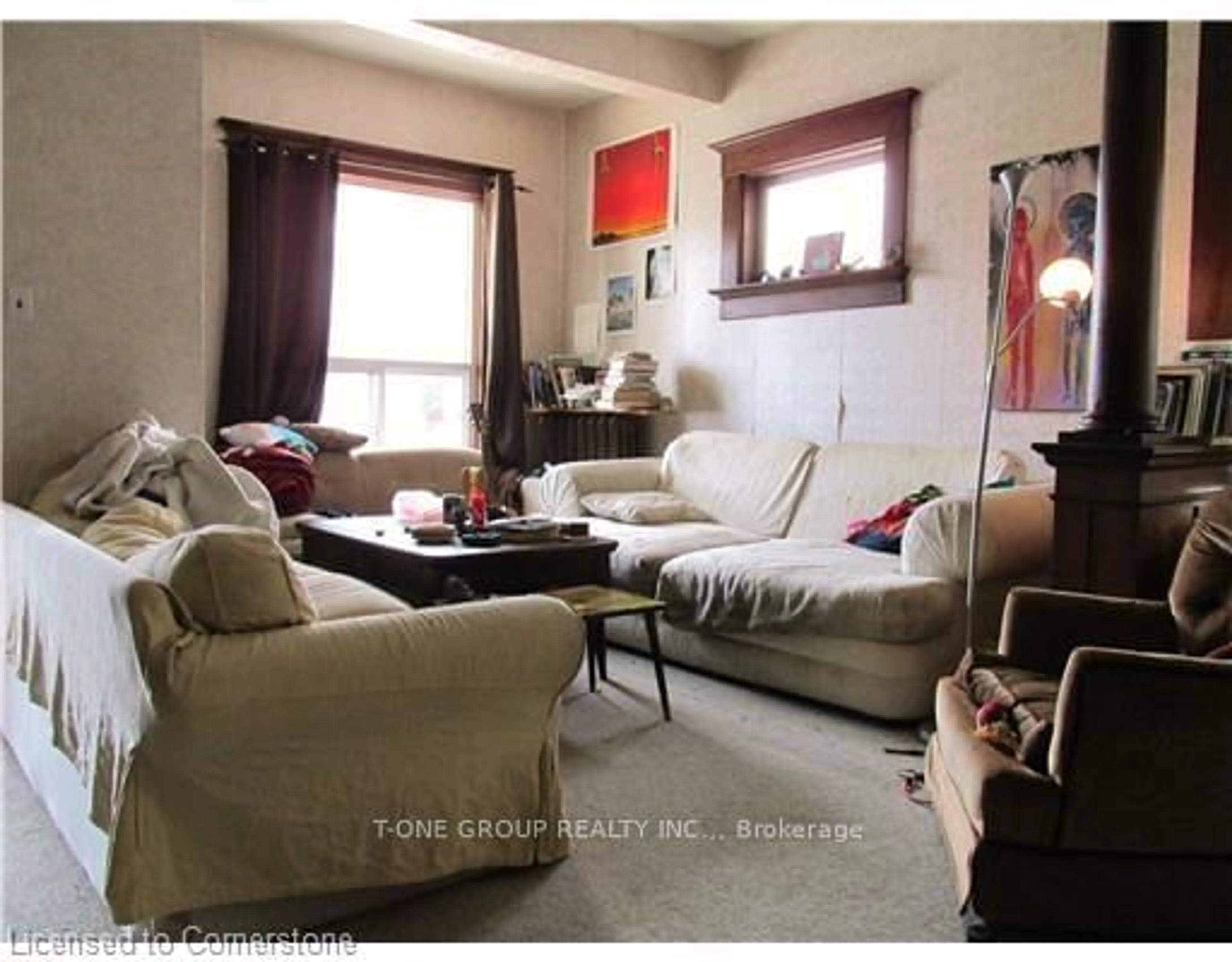 Living room with furniture, unknown for 66 Krug St, Kitchener Ontario N2H 2X7