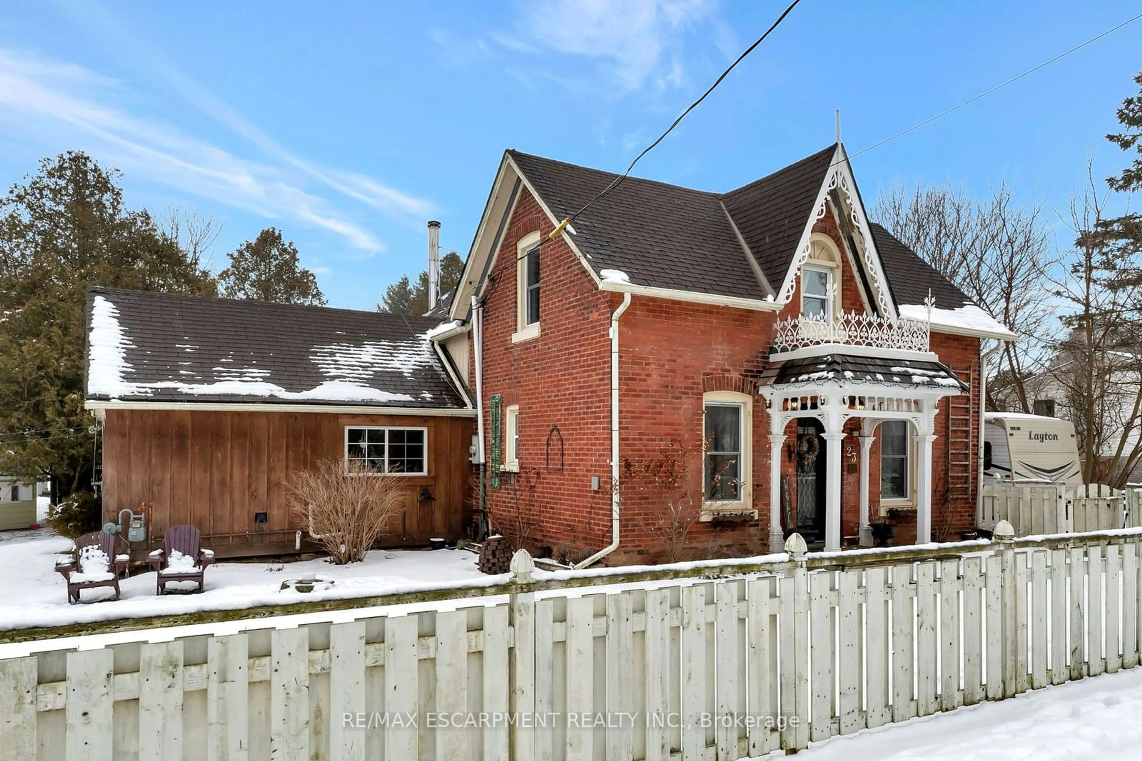 Home with brick exterior material, street for 23 Union St, Hamilton Ontario L0R 1R0