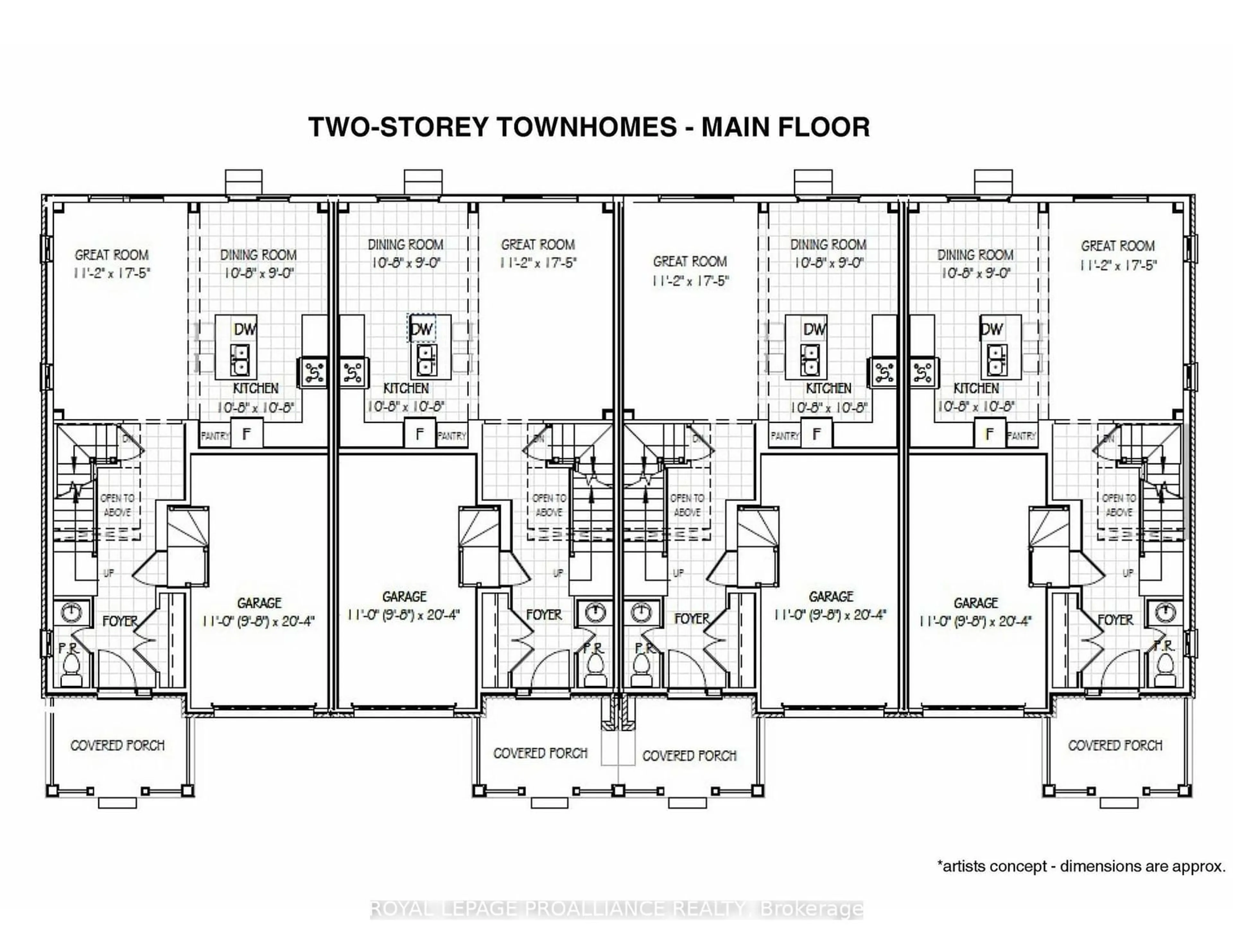 Floor plan for Blk 53 Drewery Rd #2, Cobourg Ontario K9A 3P5