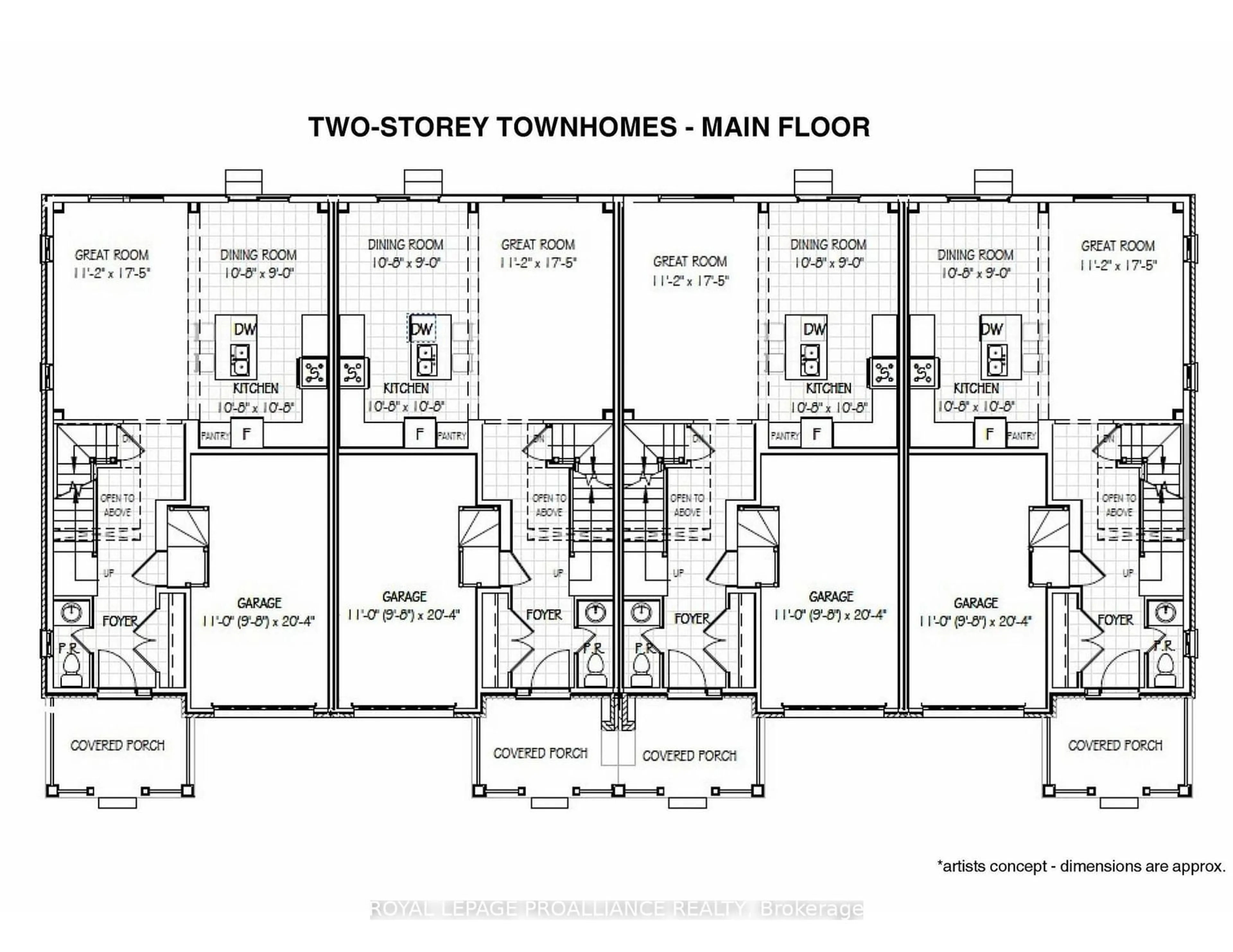 Floor plan for Blk 53 Drewery Rd #4, Cobourg Ontario K9A 3P5