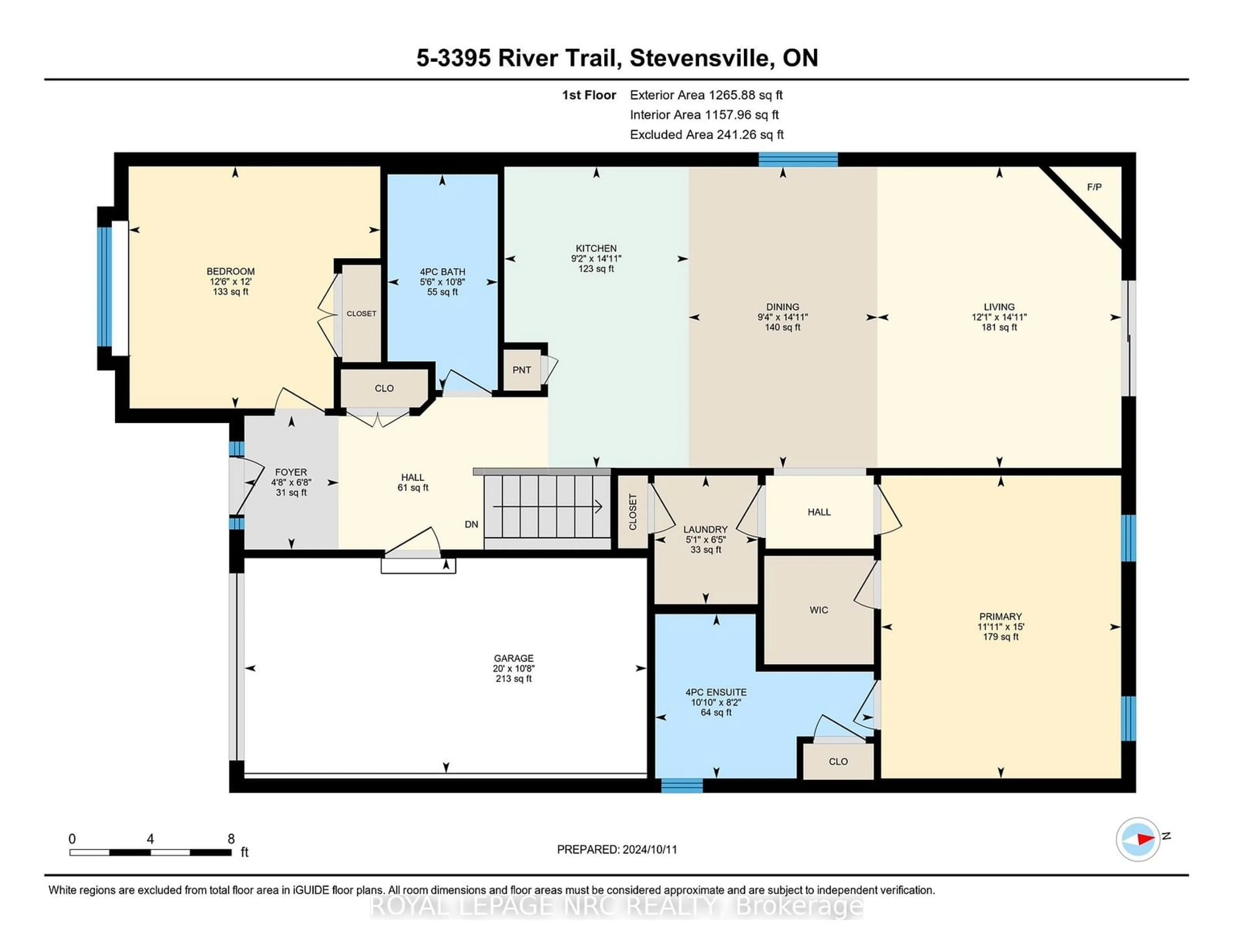 Floor plan for 3395 RIVER Tr #5, Fort Erie Ontario L0S 1S0