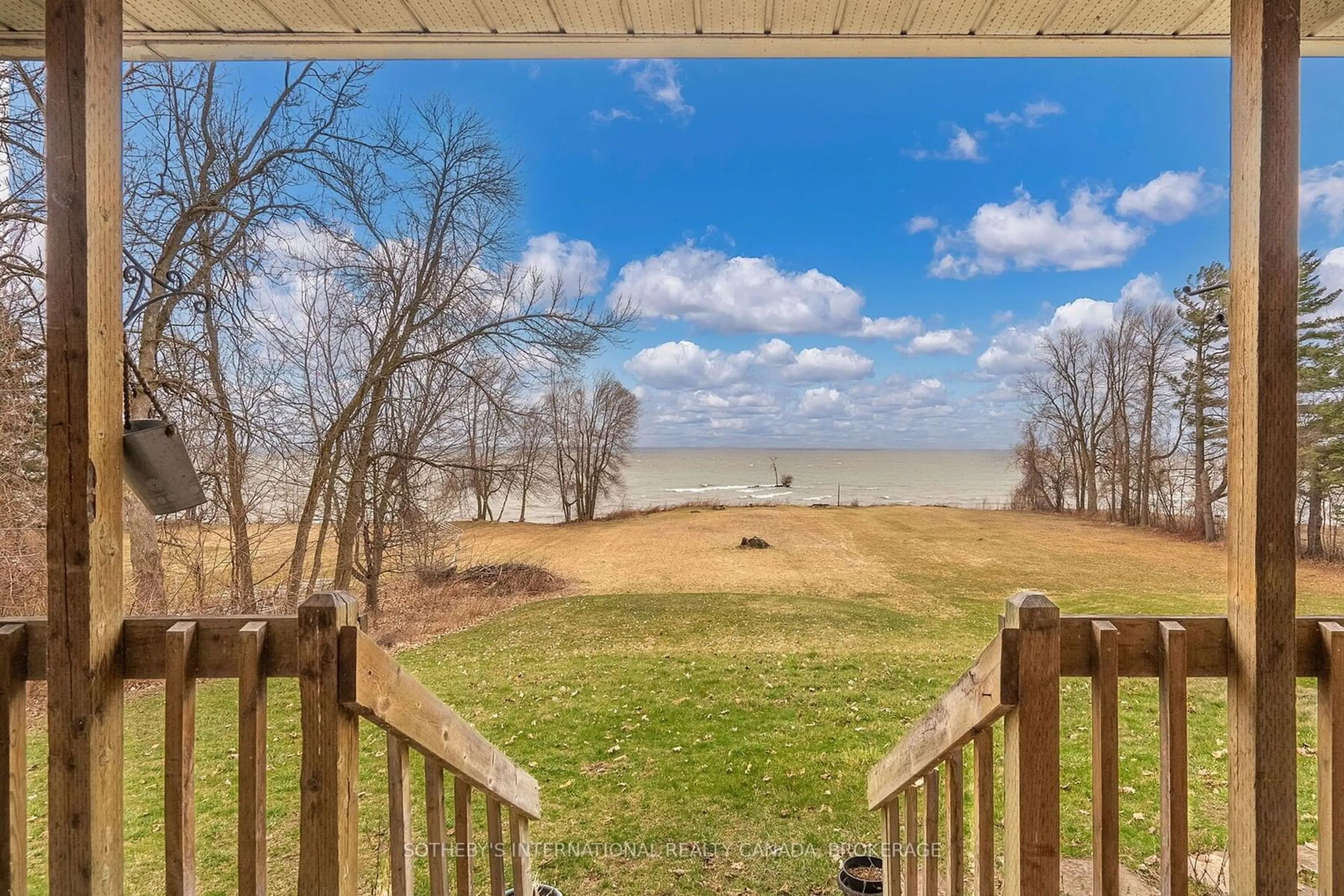 Patio, water/lake/river/ocean view for 20820 South Service Rd, South Glengarry Ontario K0C 1N0