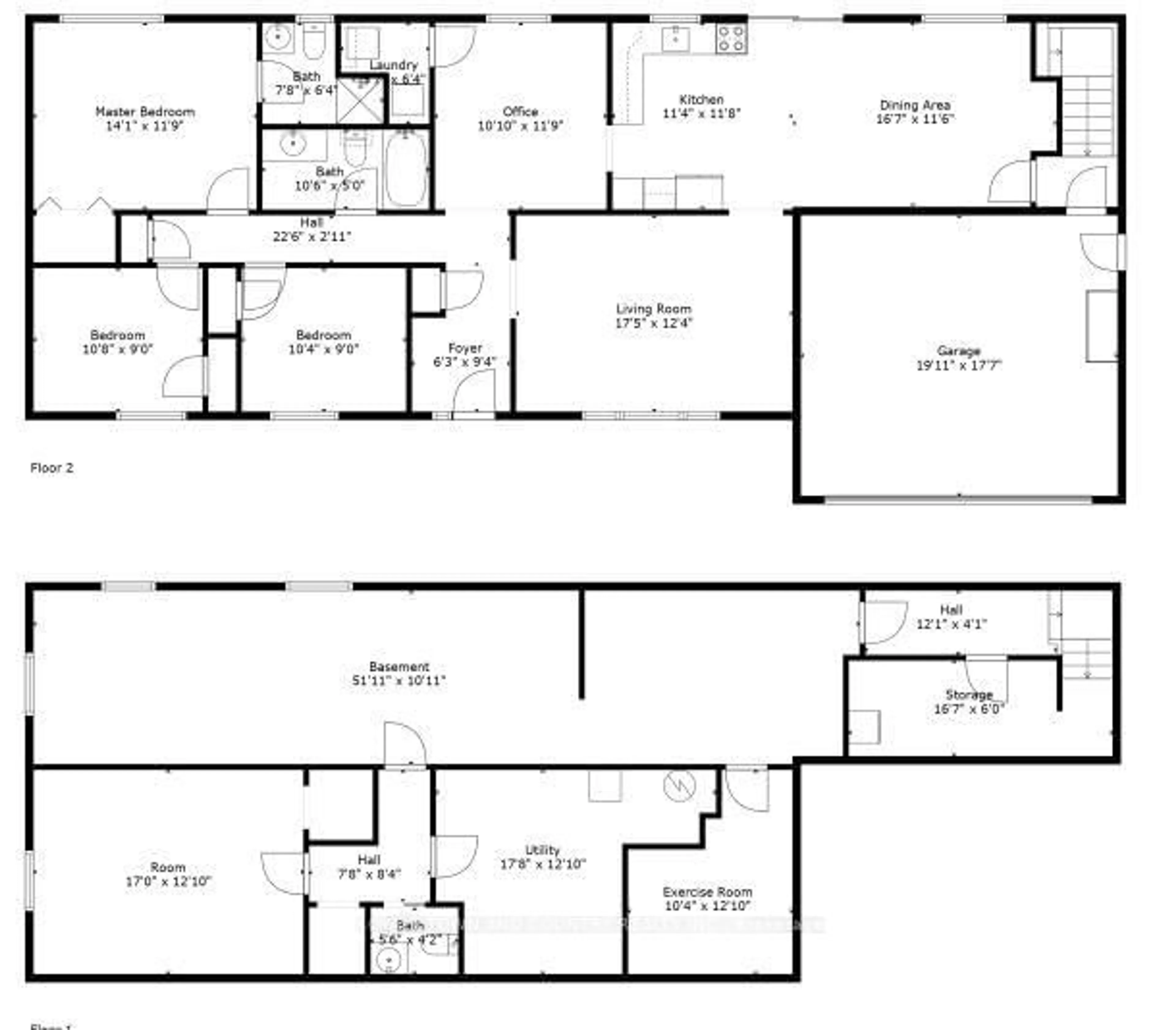 Floor plan for 6 Doble Dr, Kawartha Lakes Ontario K0M 2M0