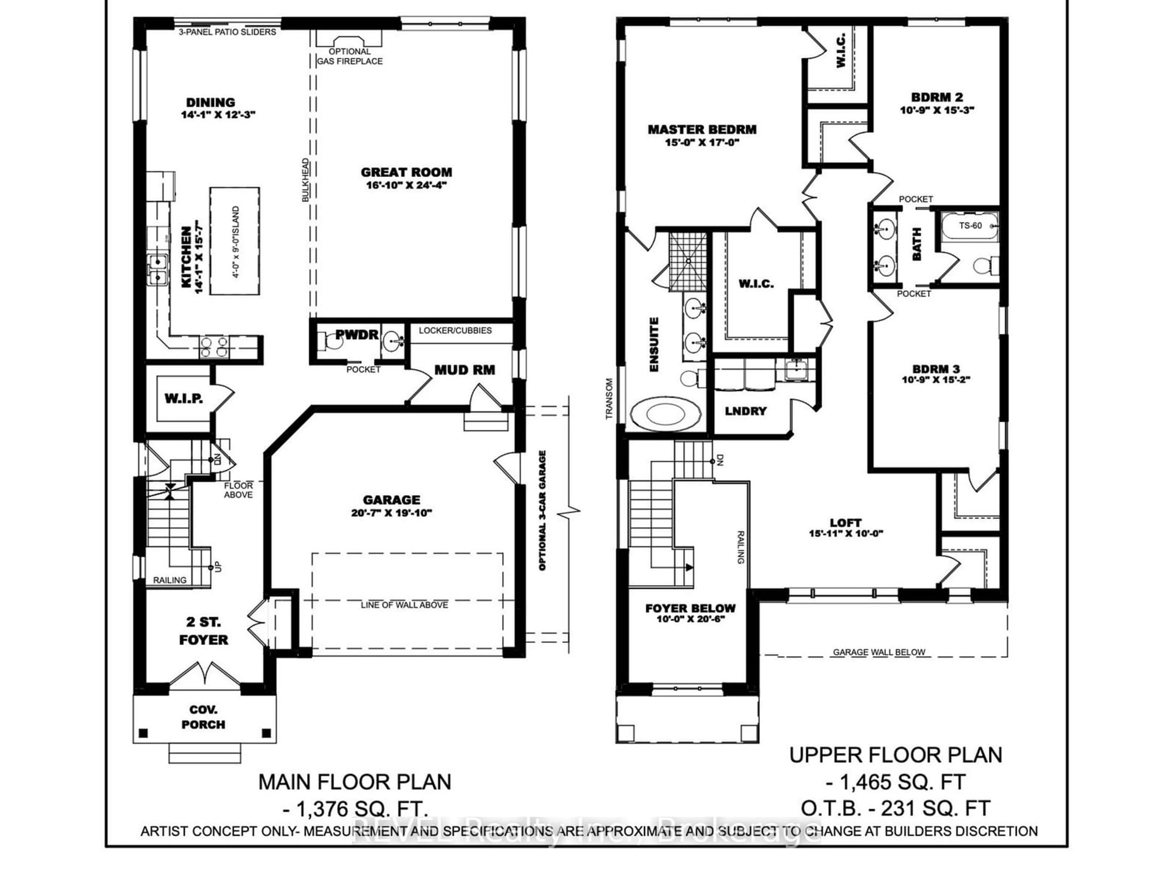 Floor plan for Lot 15 Anchor Rd, Thorold Ontario L0S 1A0