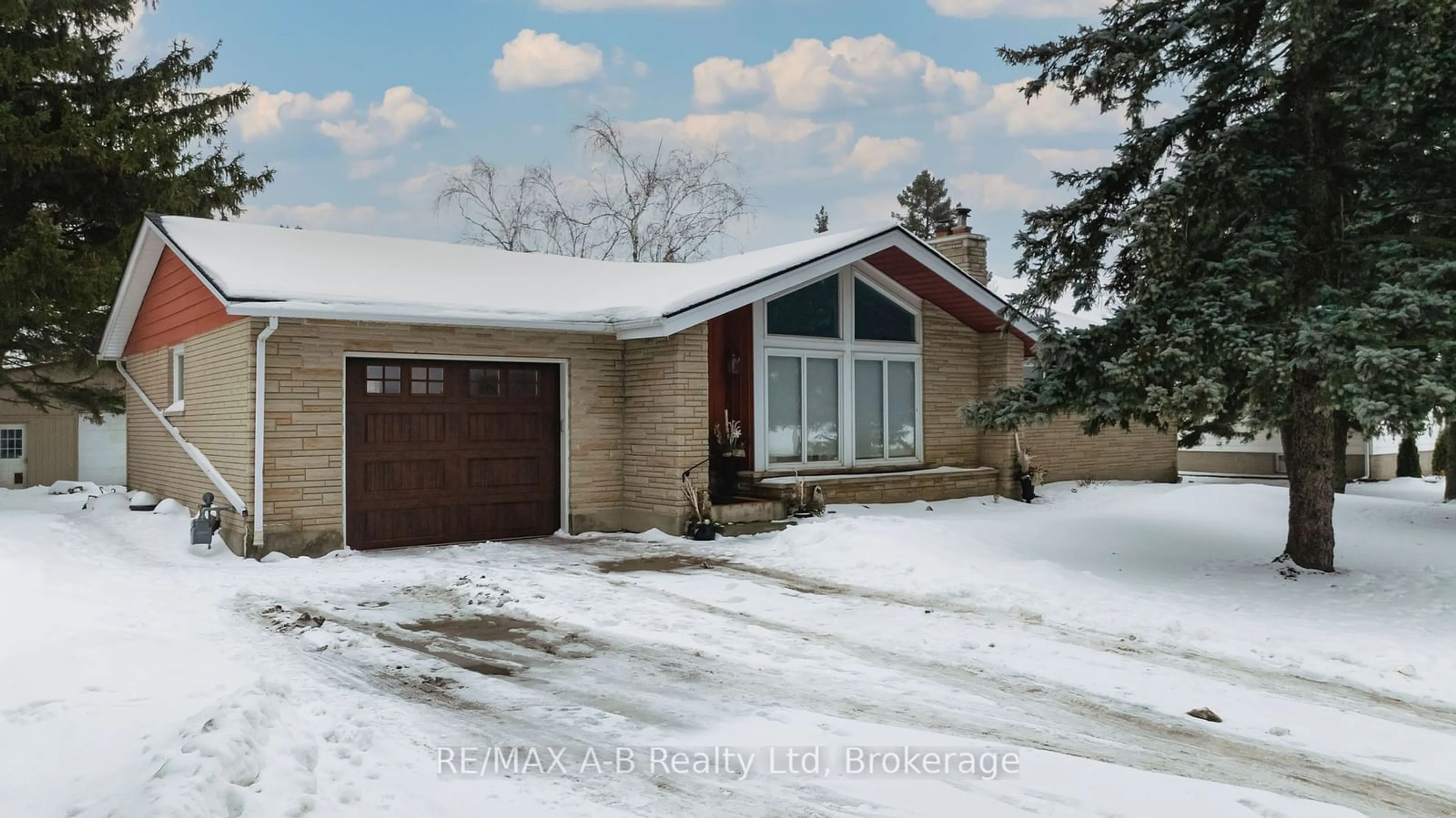 Home with brick exterior material, street for 3981 111 Rd, Perth East Ontario N5A 6S5