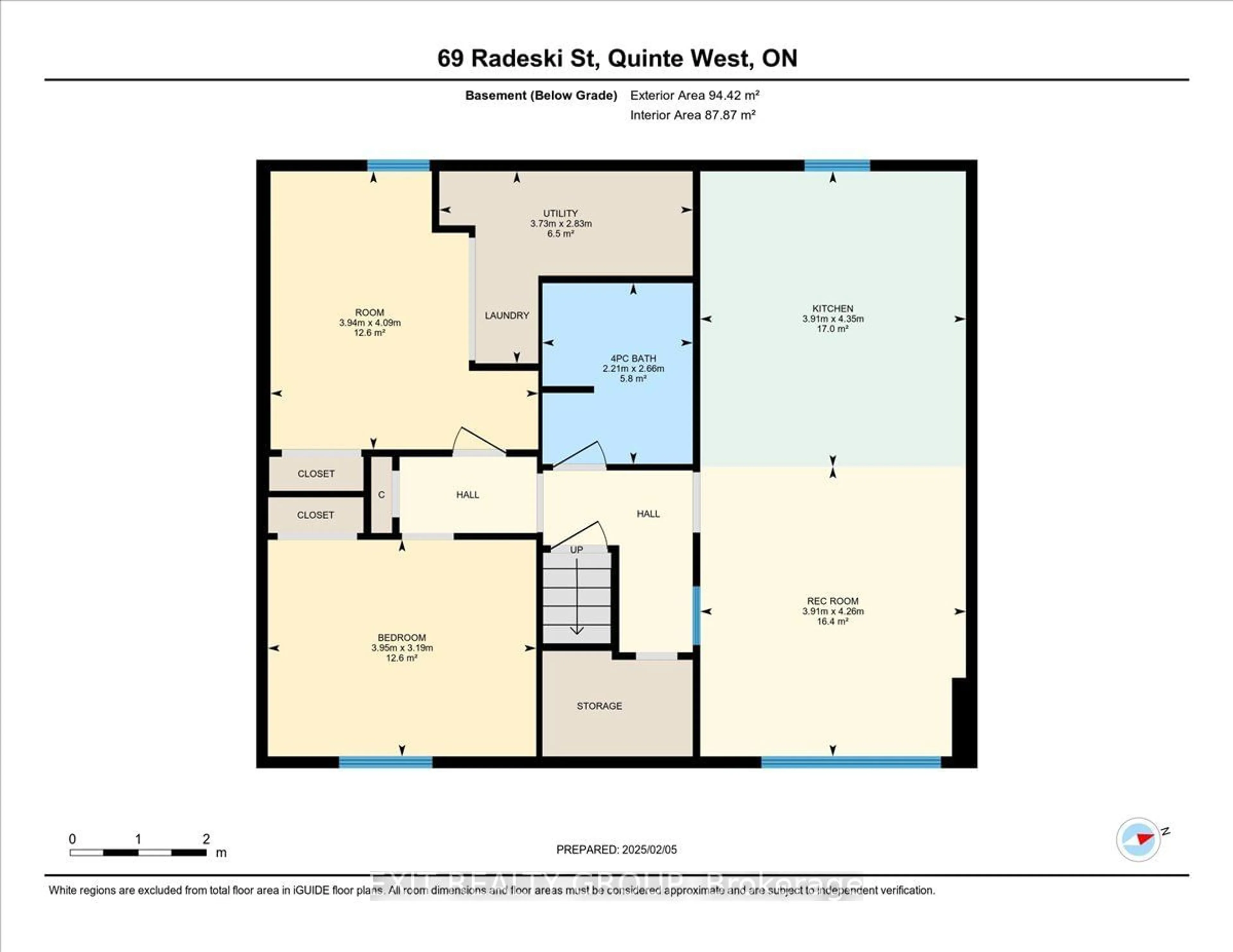 Floor plan for 69 Radeski St, Quinte West Ontario K8V 6B6