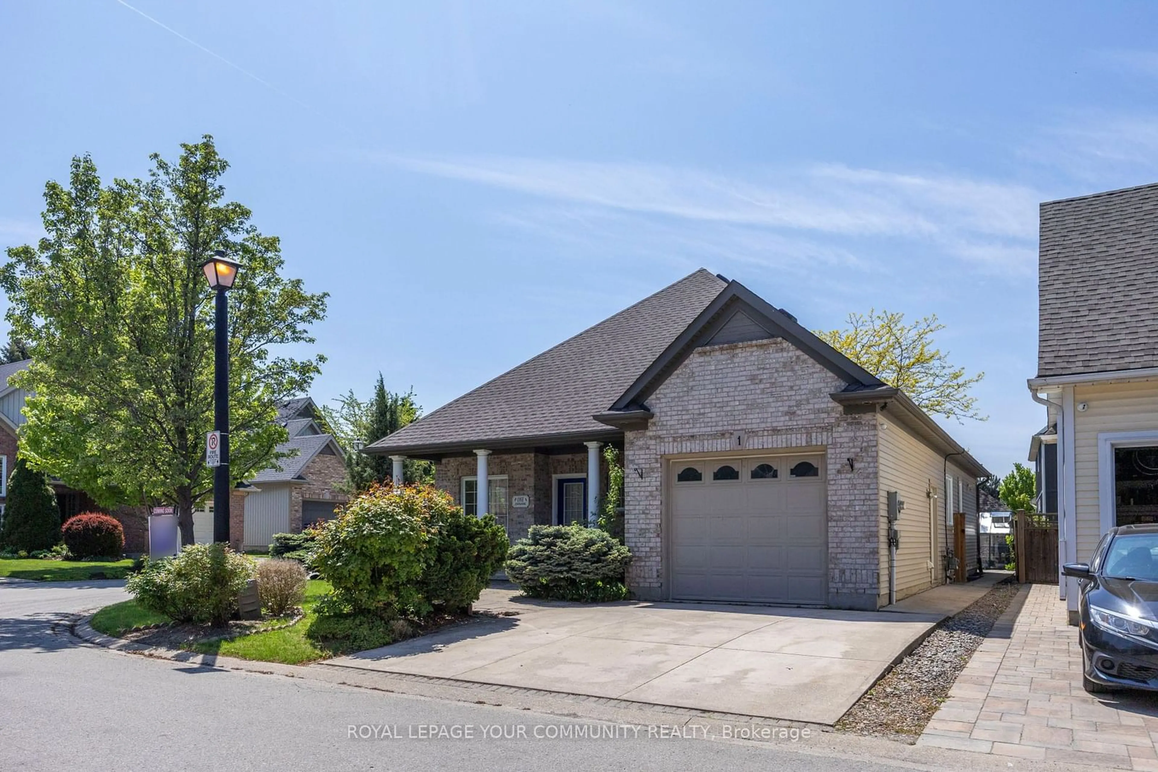 Home with brick exterior material, street for 1 Zinfandel Crt, Niagara-on-the-Lake Ontario L0S 1J0