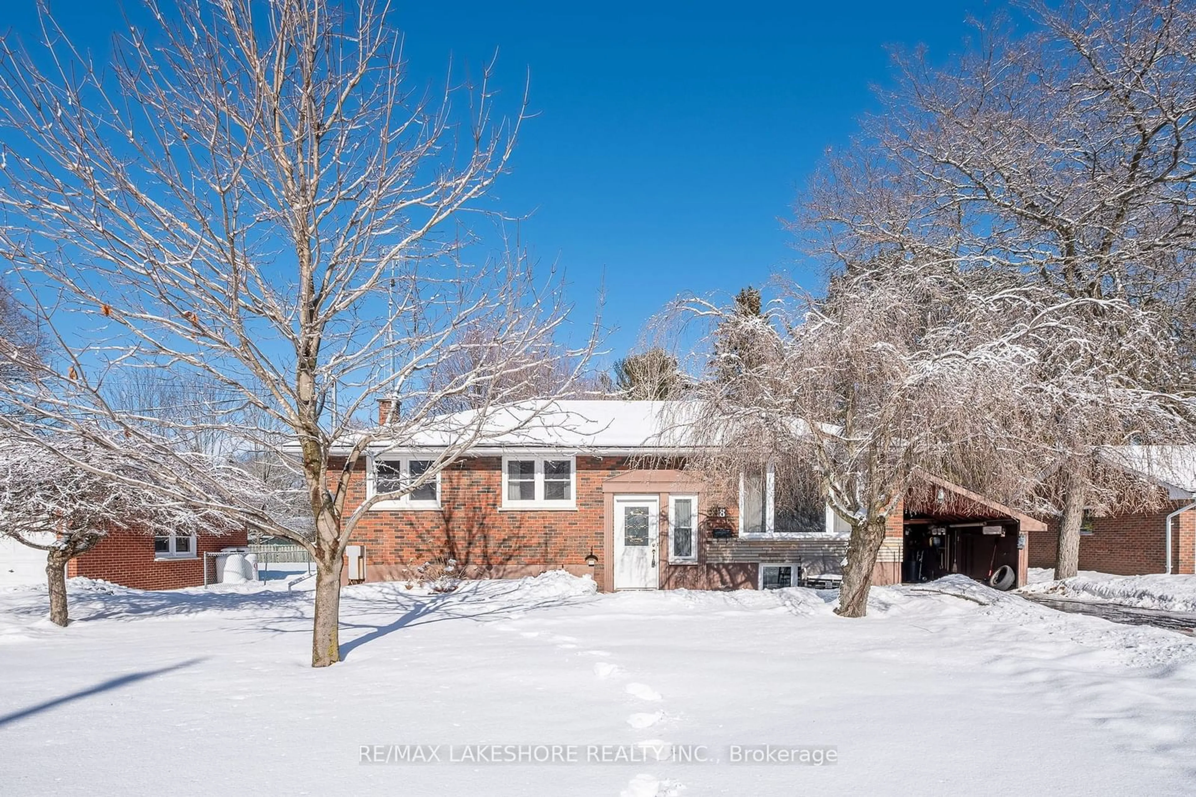 Home with brick exterior material, street for 8 Hawthorne Ave, Cobourg Ontario K9A 1W2