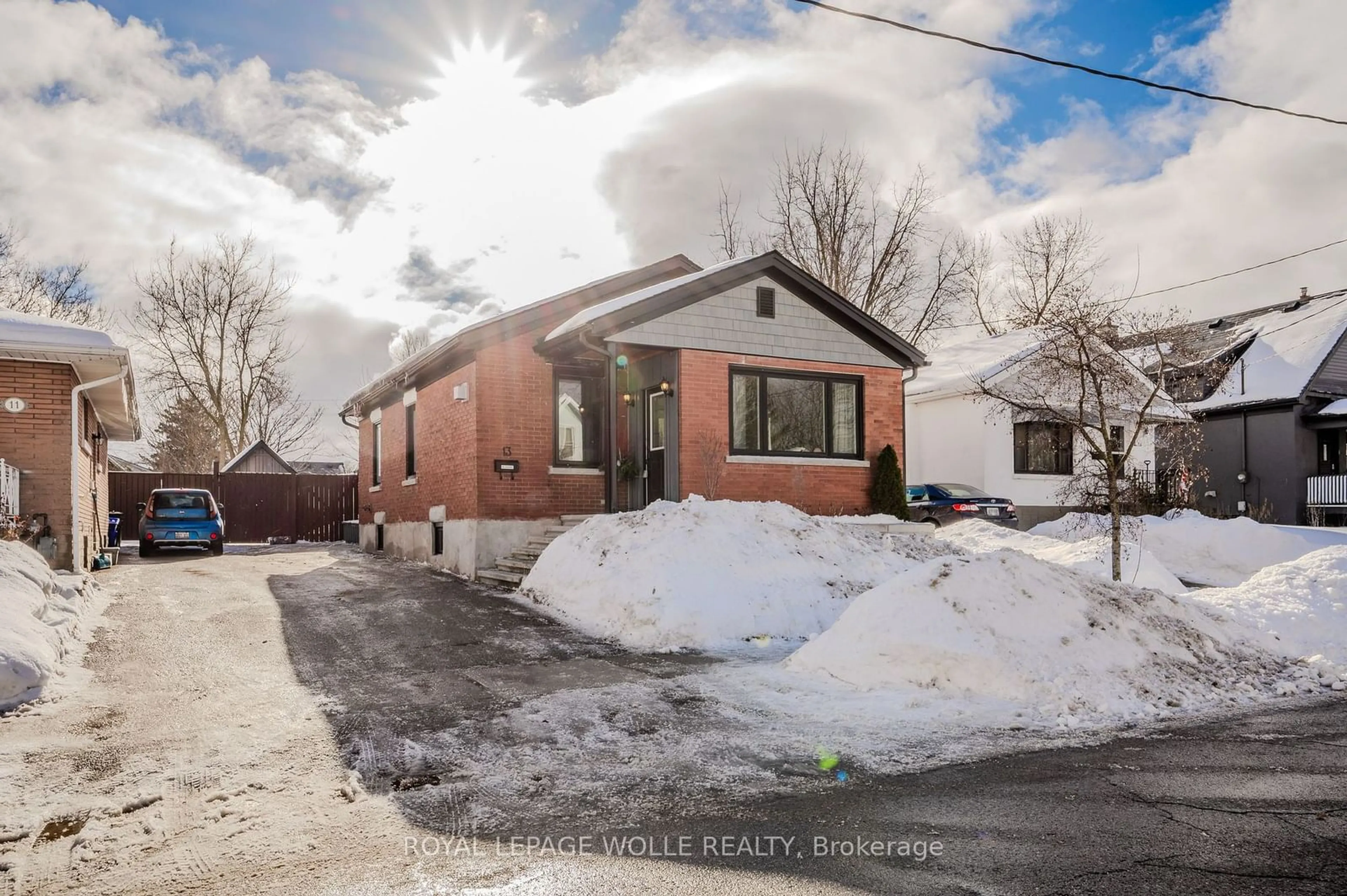 A pic from outside/outdoor area/front of a property/back of a property/a pic from drone, street for 13 Grenville Ave, Kitchener Ontario N2G 3S3