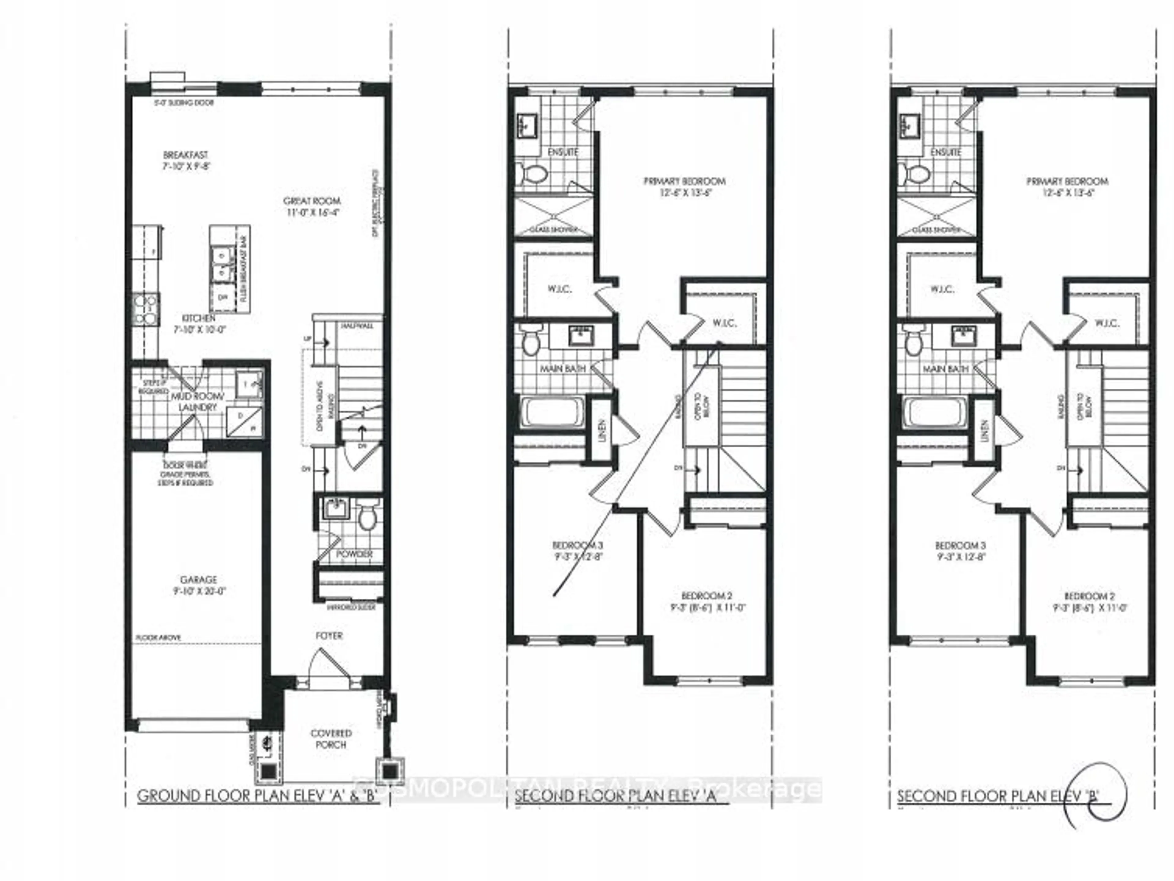 Floor plan for BLK212-3 , 5507 10 Line #BLK212-3, Erin Ontario N0B 1T0