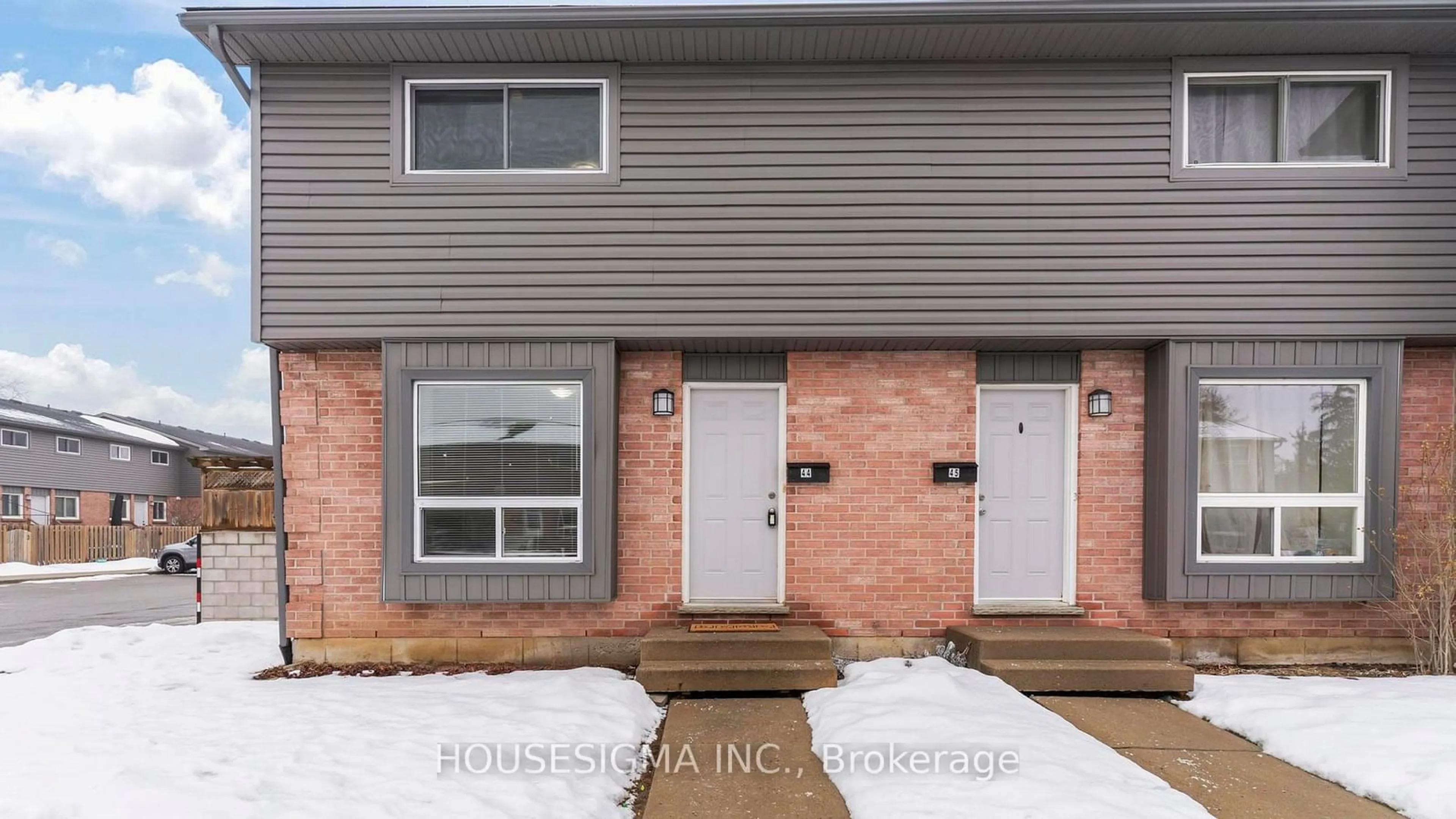 Home with brick exterior material, unknown for 1443 Huron St #44, London Ontario N5V 2E6