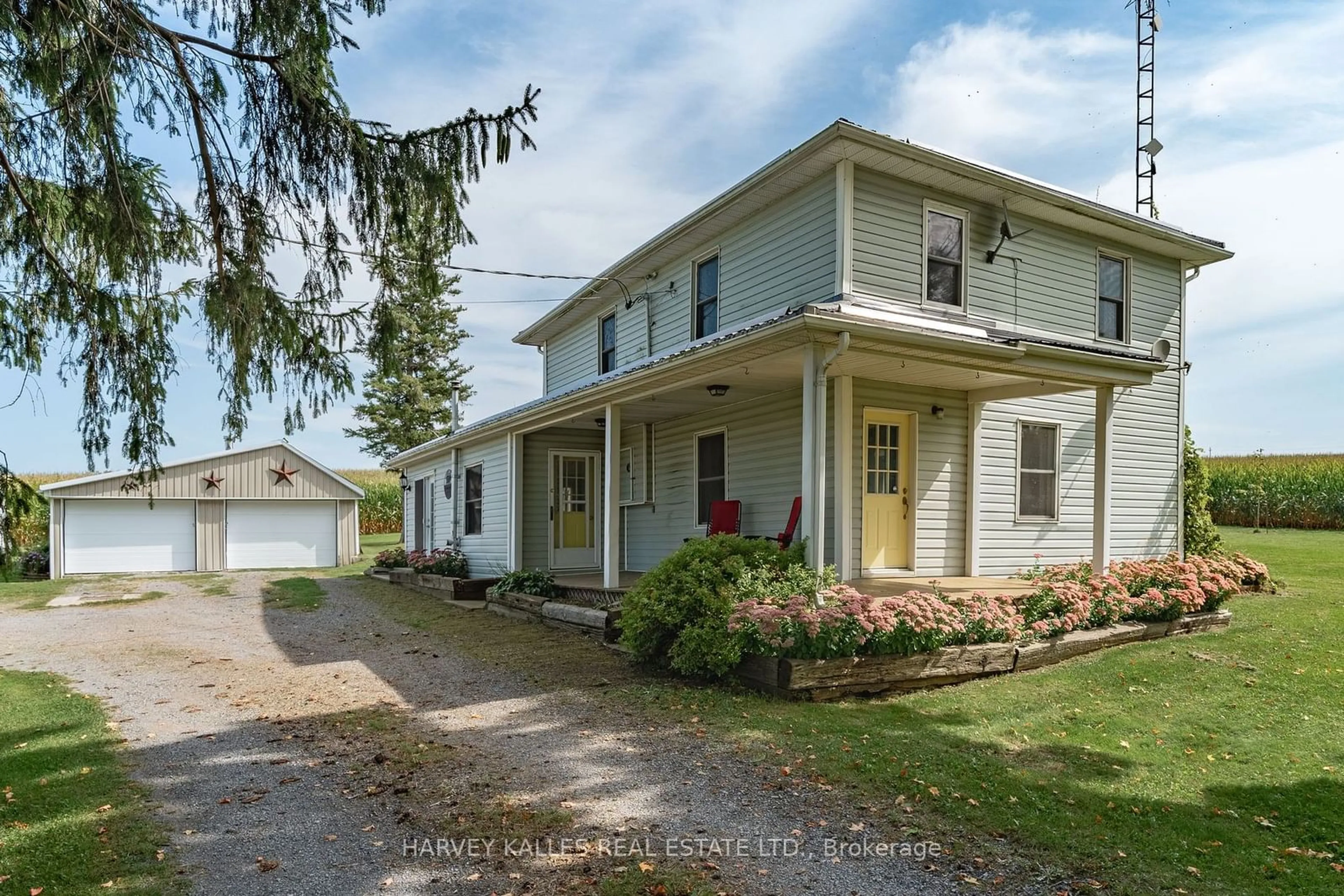 A pic from outside/outdoor area/front of a property/back of a property/a pic from drone, street for 52 County Road 18 Rd, Greater Napanee Ontario K7R 3K9