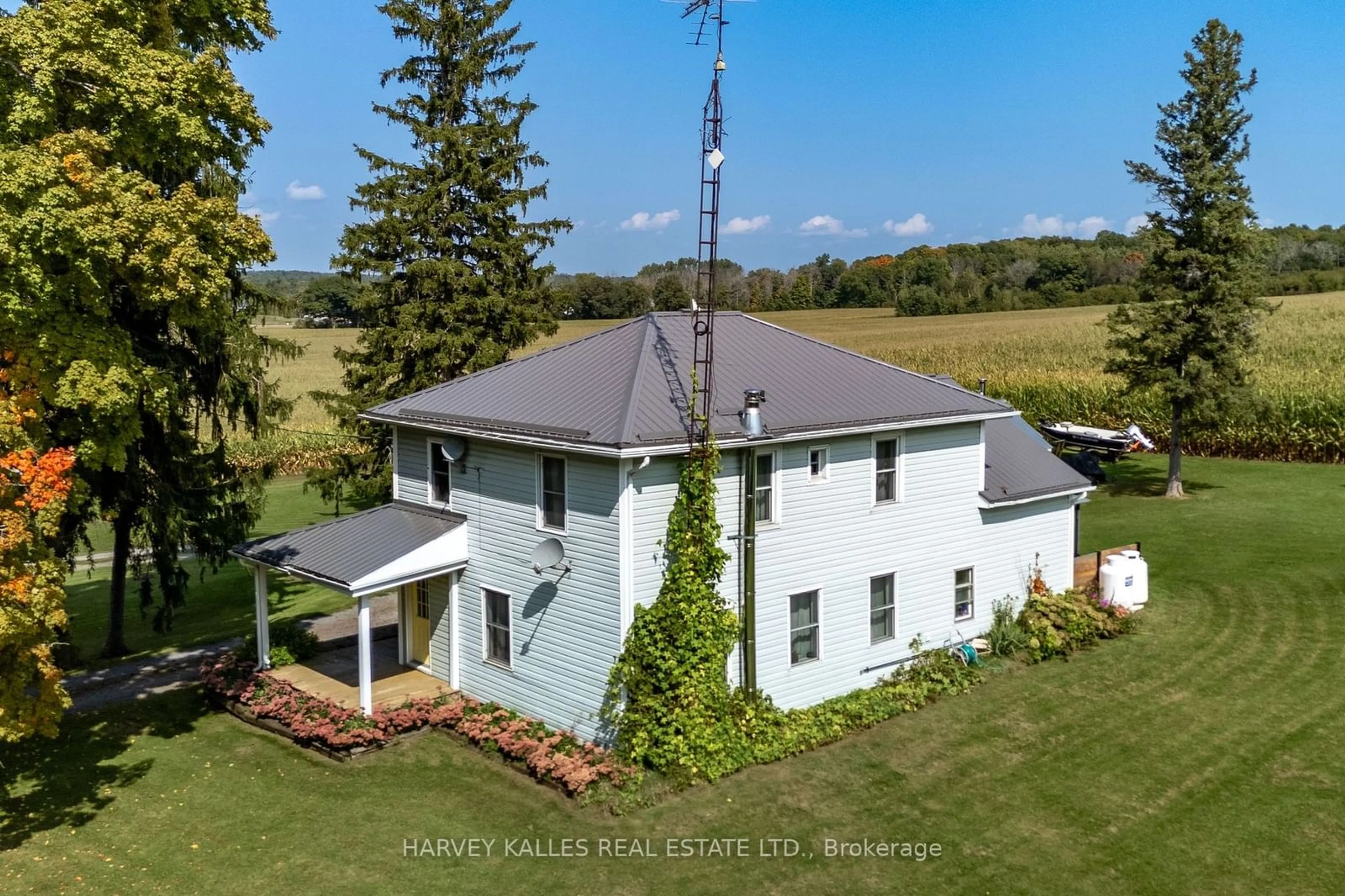 A pic from outside/outdoor area/front of a property/back of a property/a pic from drone, building for 52 County Road 18 Rd, Greater Napanee Ontario K7R 3K9