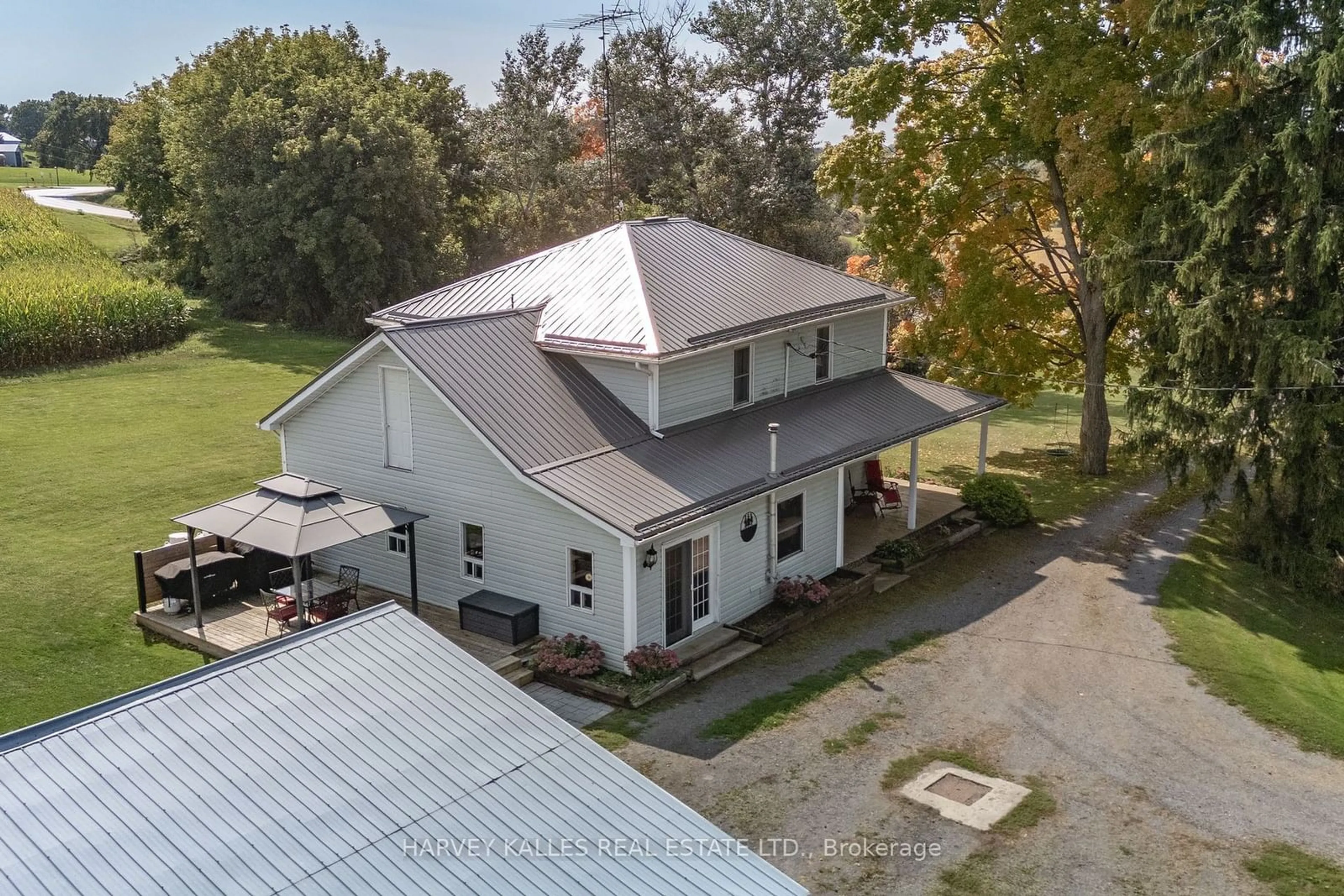 A pic from outside/outdoor area/front of a property/back of a property/a pic from drone, building for 52 County Road 18 Rd, Greater Napanee Ontario K7R 3K9