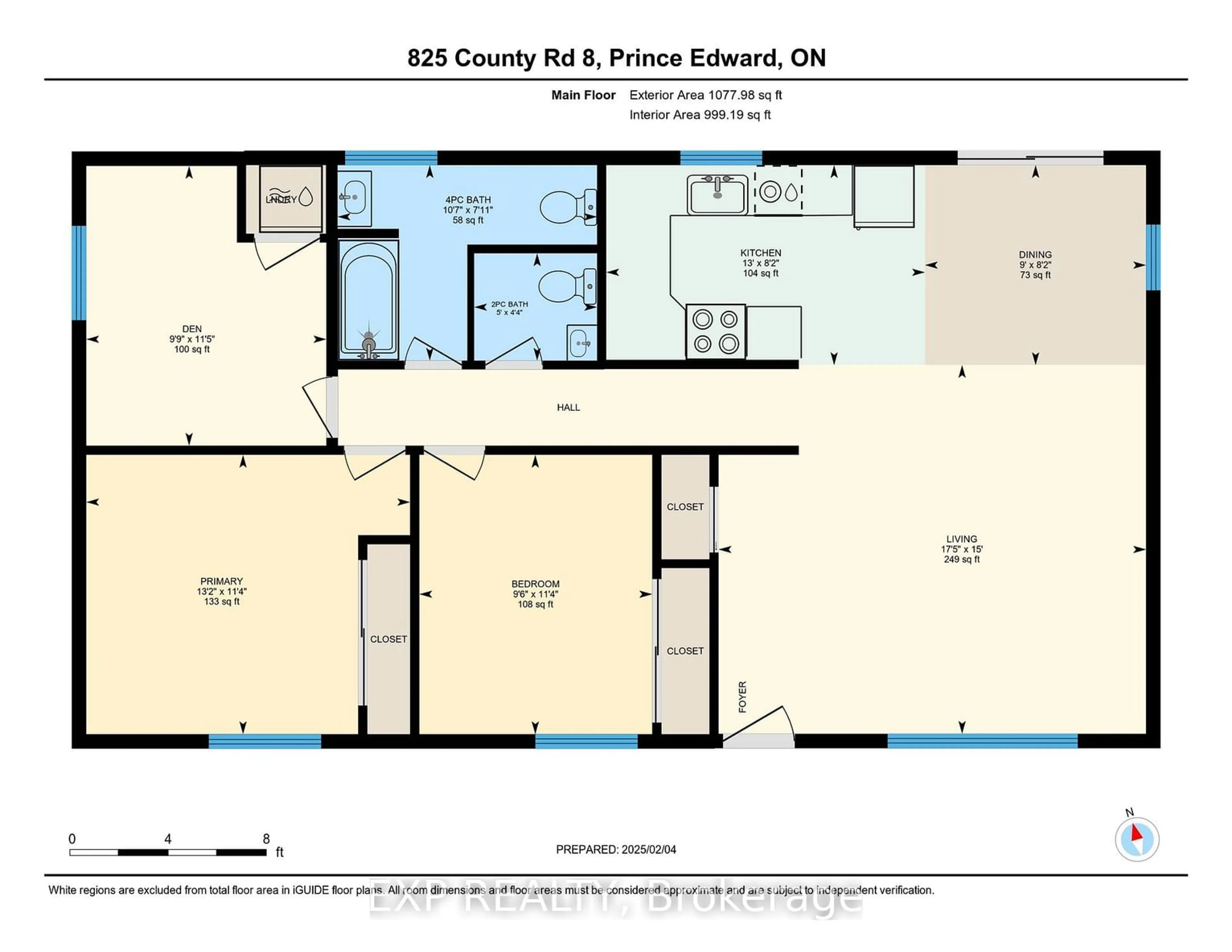 Floor plan for 825 County Road 8 Rd, Prince Edward County Ontario K0K 2T0