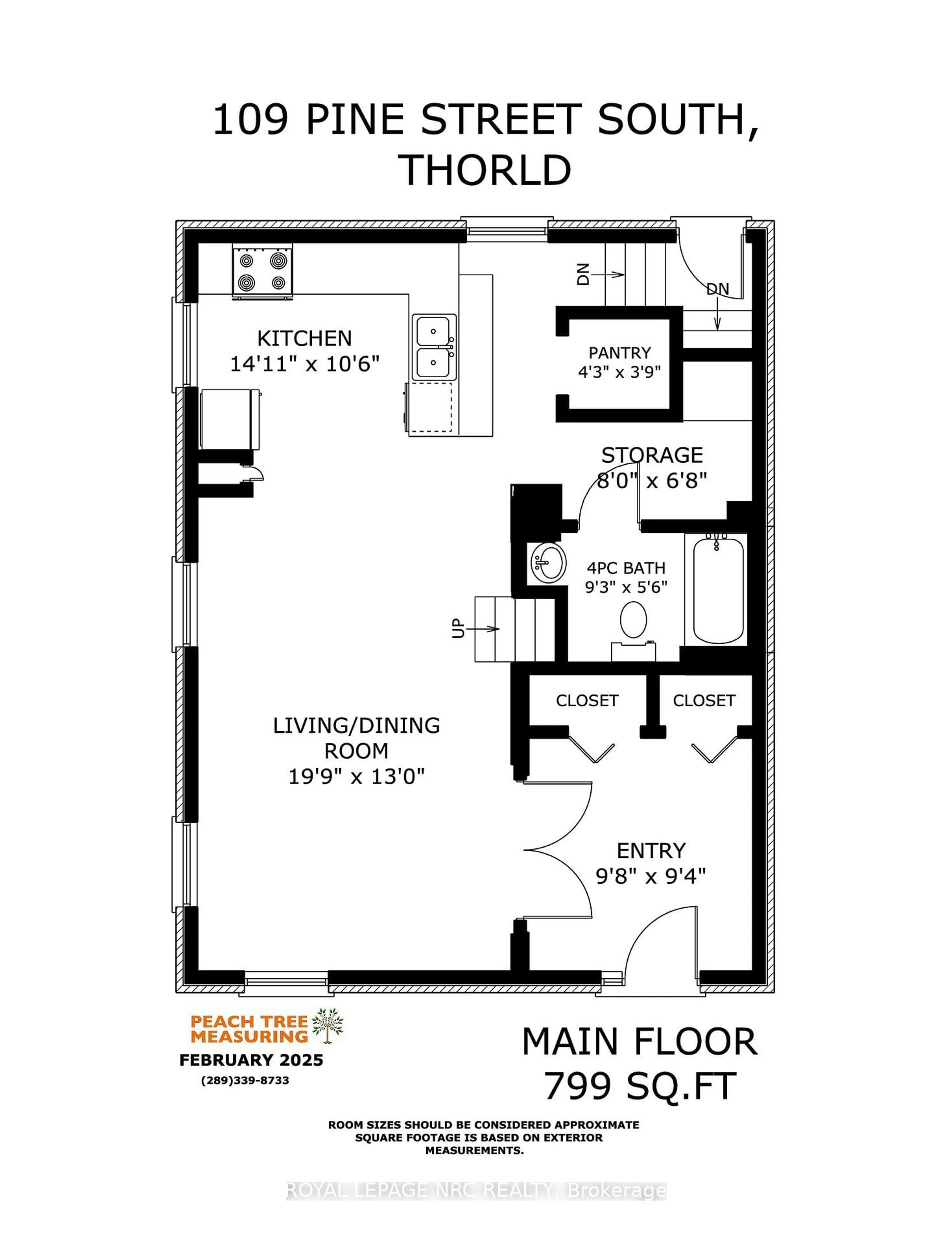 Floor plan for 109 Pine St, Thorold Ontario L2V 3M2