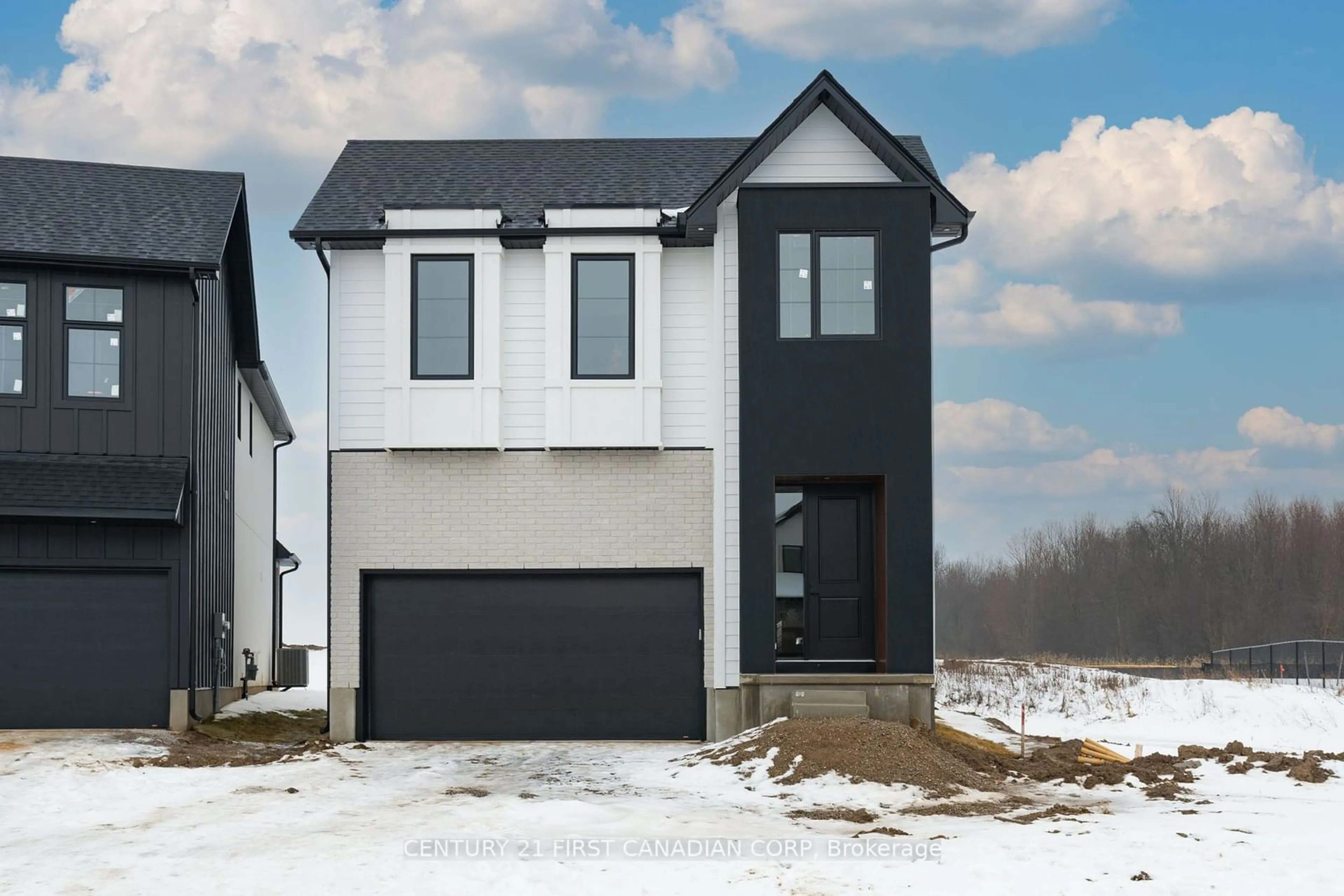 Home with vinyl exterior material, street for 4068 BIG LEAF Tr, London Ontario N6P 1H5