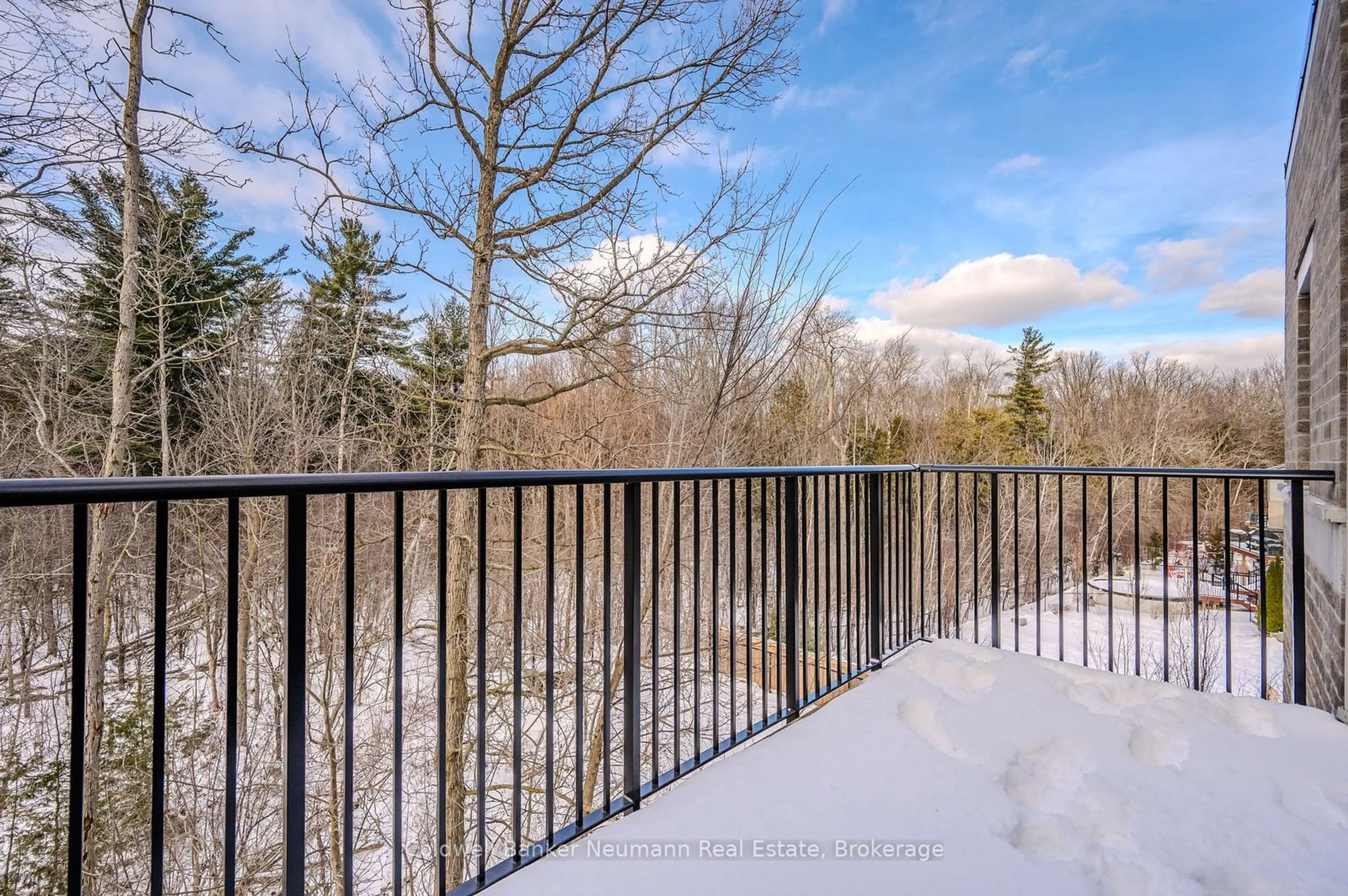 Patio, forest/trees view for 107 Westra Dr #37, Guelph Ontario N1K 0A5