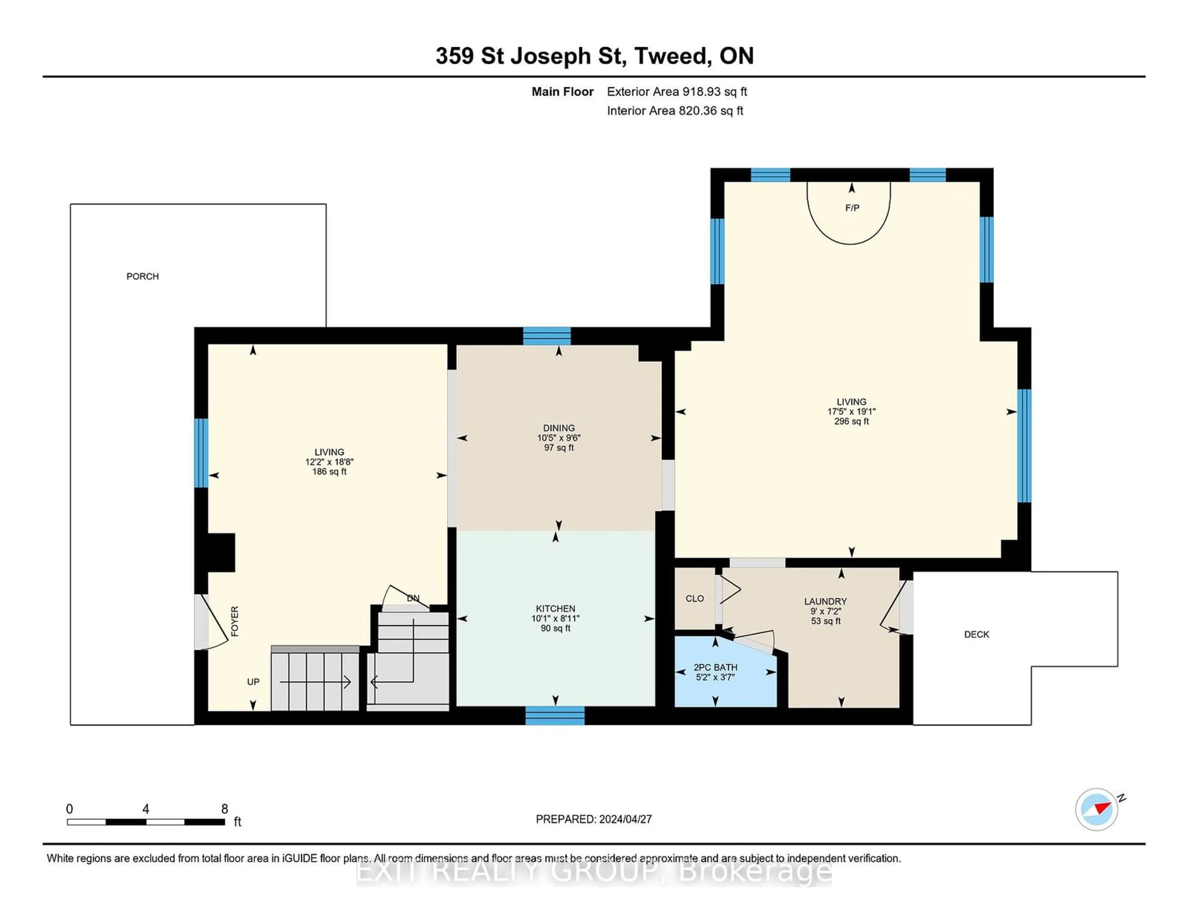 Floor plan for 359 St Joseph St, Tweed Ontario K0K 3J0