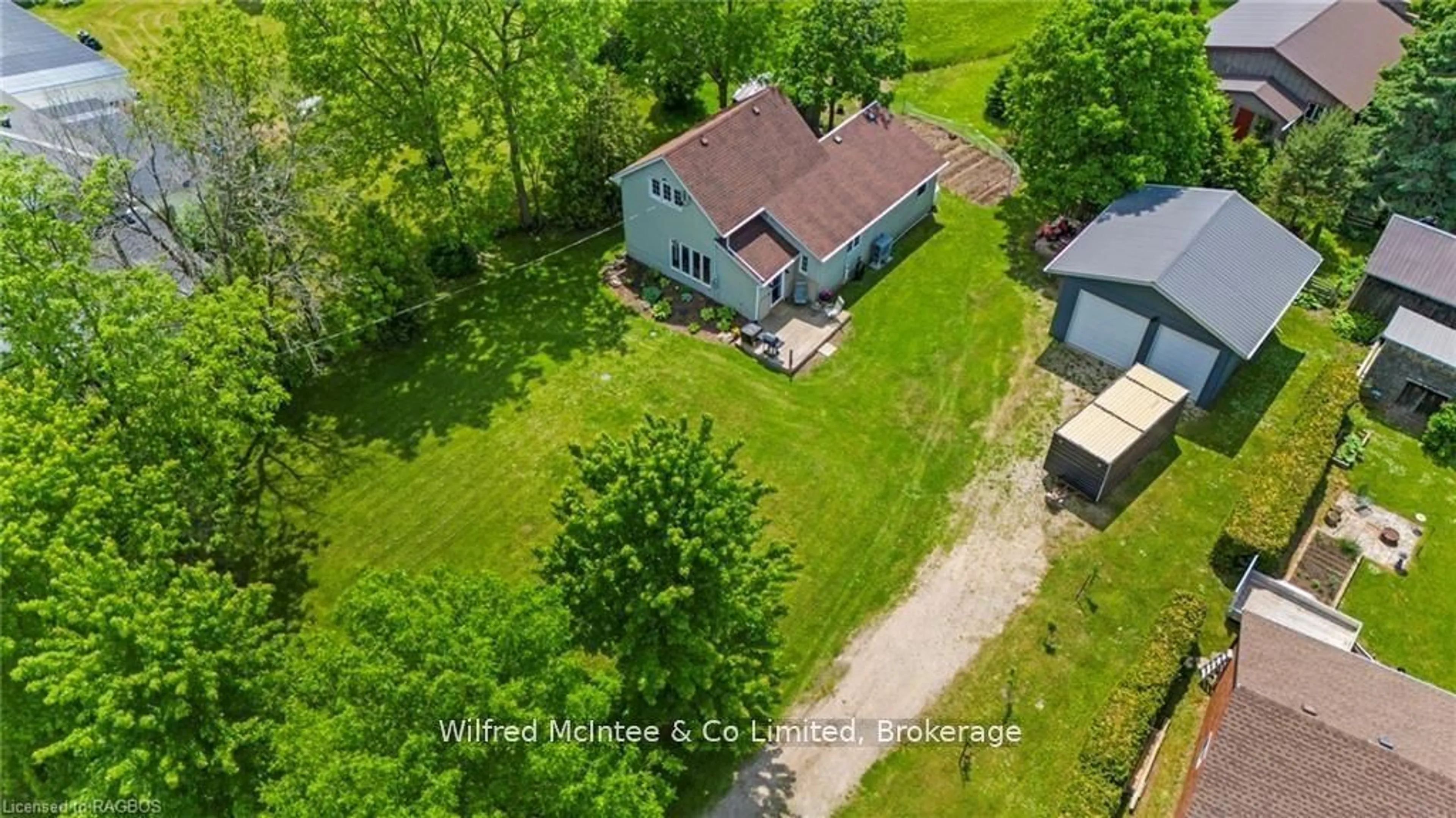 A pic from outside/outdoor area/front of a property/back of a property/a pic from drone, unknown for 315186 HIGHWAY 6, West Grey Ontario N0G 1R0