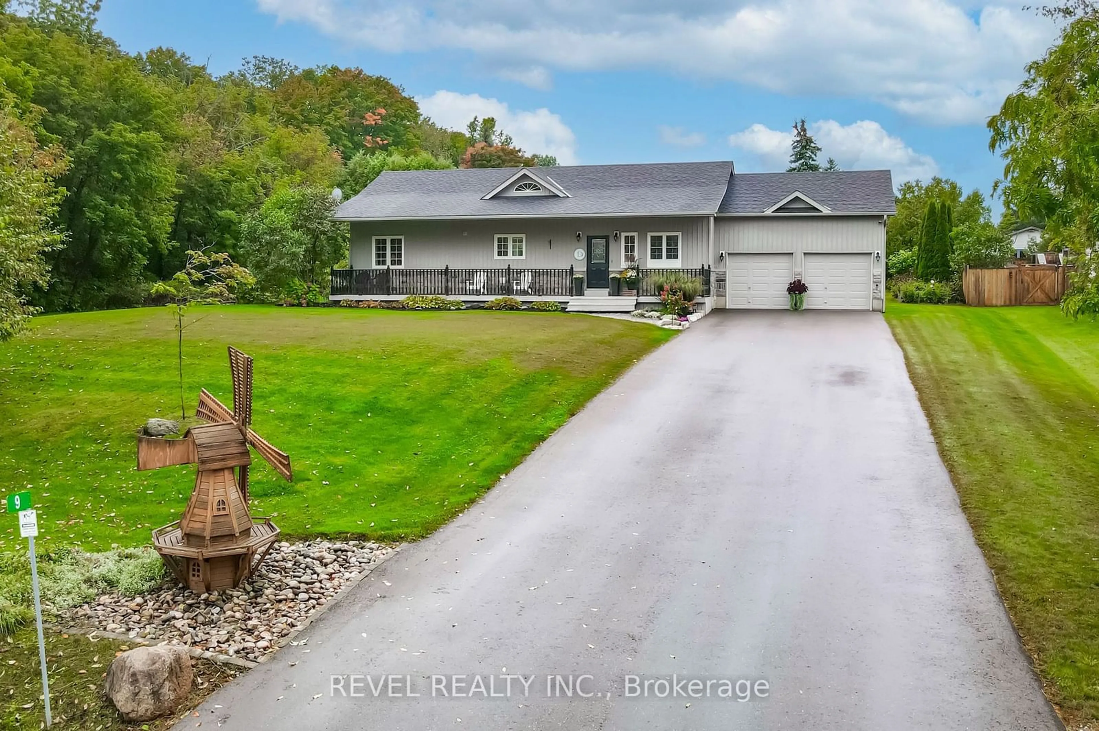 A pic from outside/outdoor area/front of a property/back of a property/a pic from drone, water/lake/river/ocean view for 9 Grills Rd, Kawartha Lakes Ontario K0M 2C0