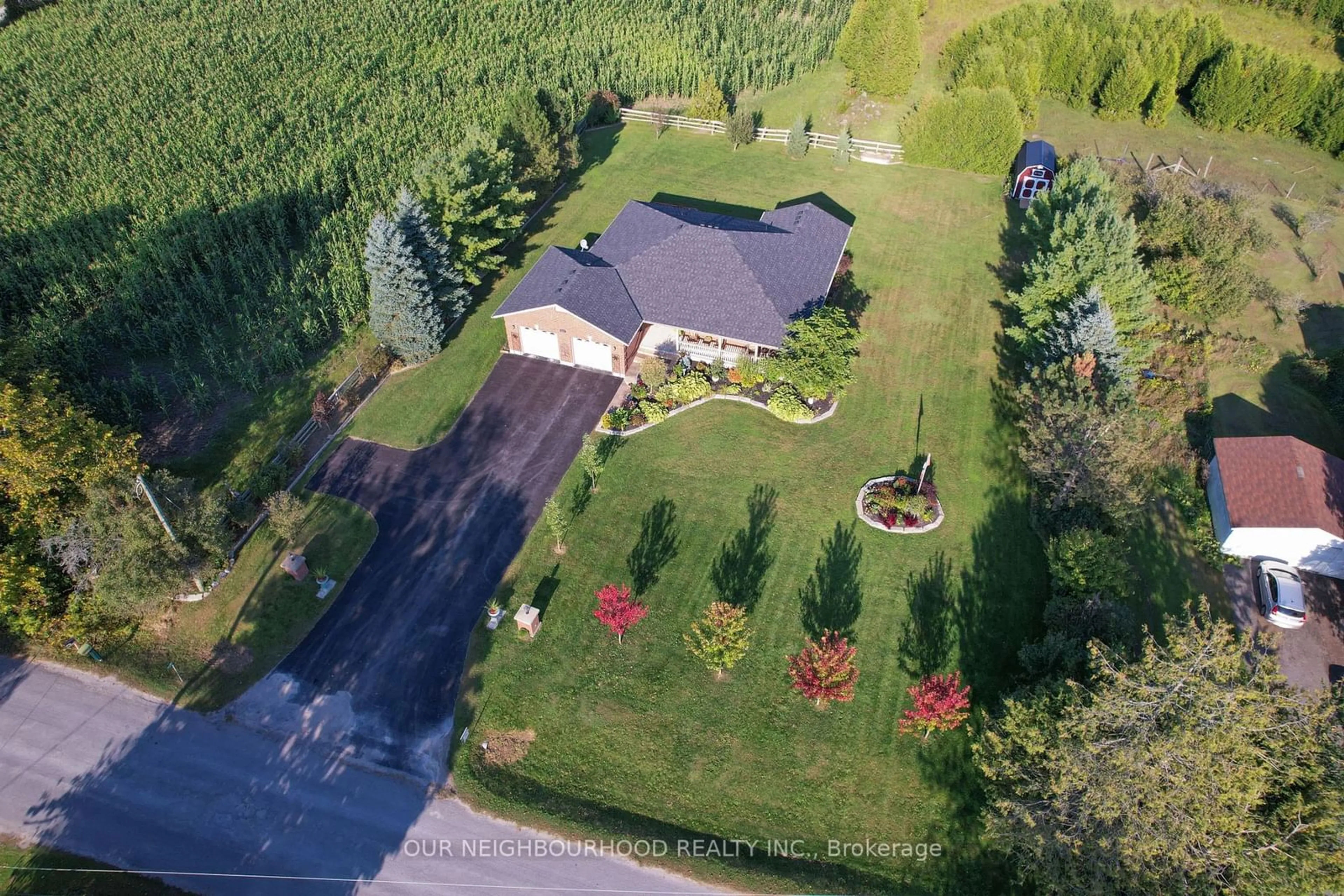 A pic from outside/outdoor area/front of a property/back of a property/a pic from drone, unknown for 2523 Asphodel 12th Line, Asphodel-Norwood Ontario K0L 2V0