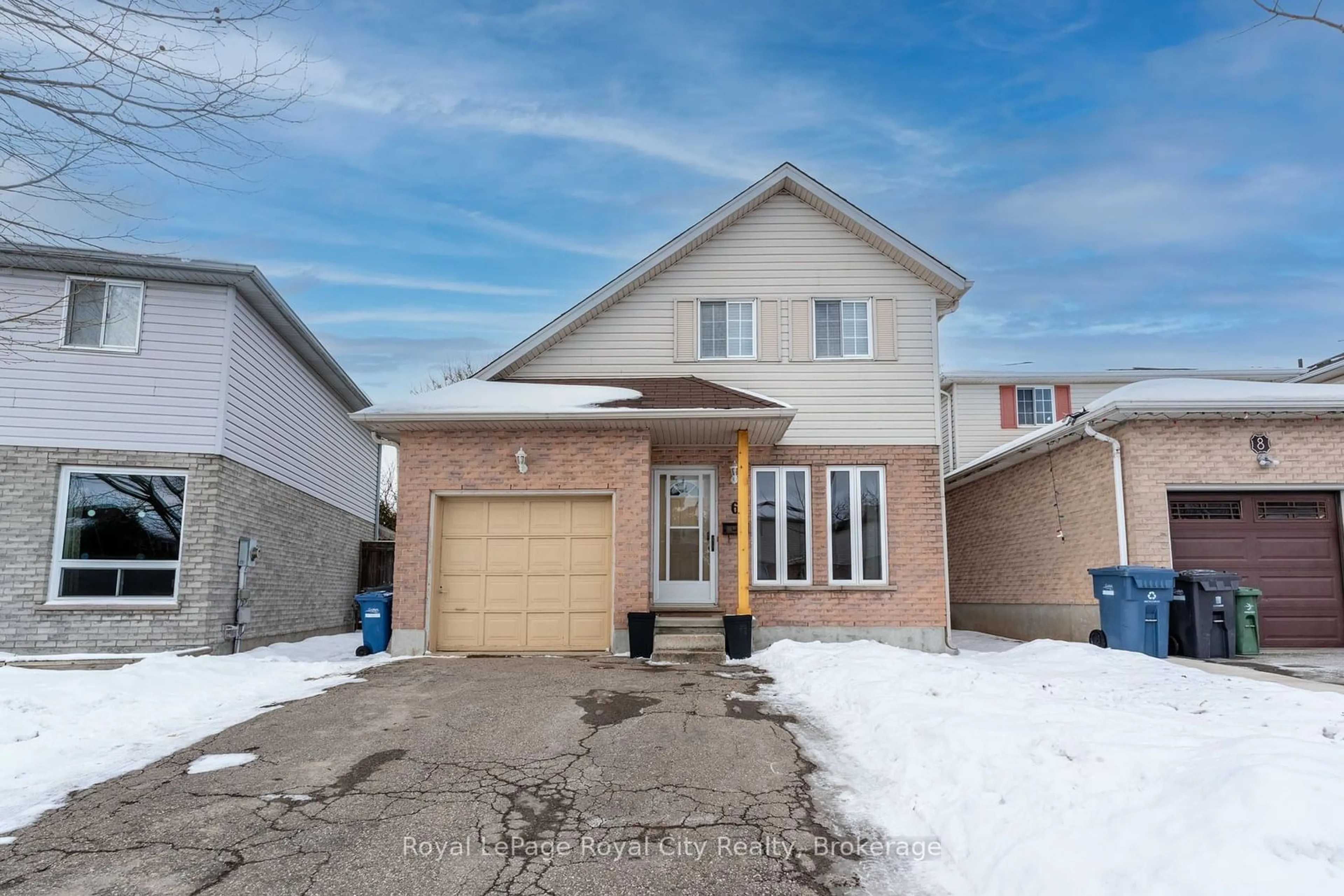 Home with brick exterior material, street for 6 Troy Cres, Guelph Ontario N1E 6W7