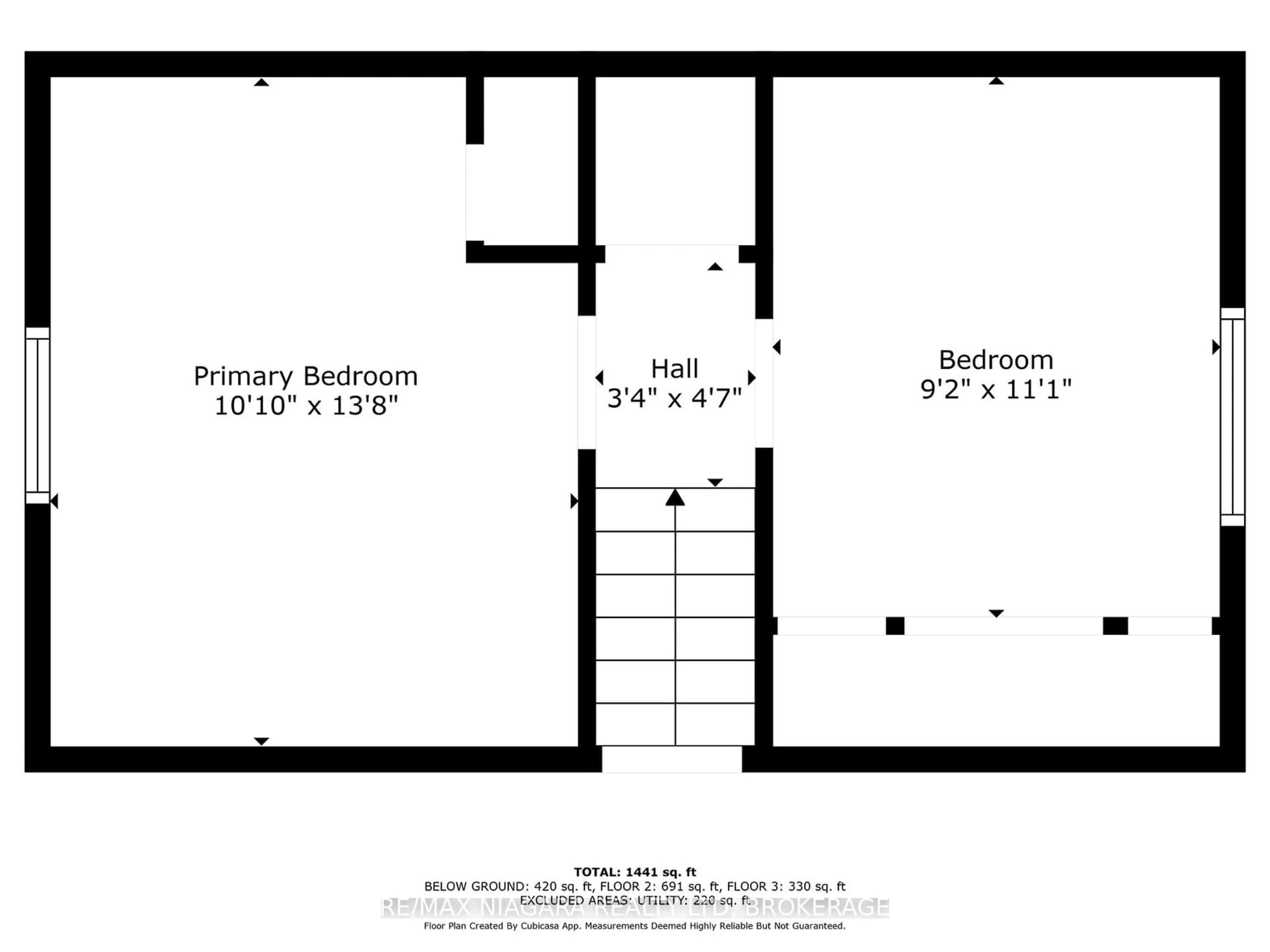 Floor plan for 82 Booth St, St. Catharines Ontario L2N 1X4