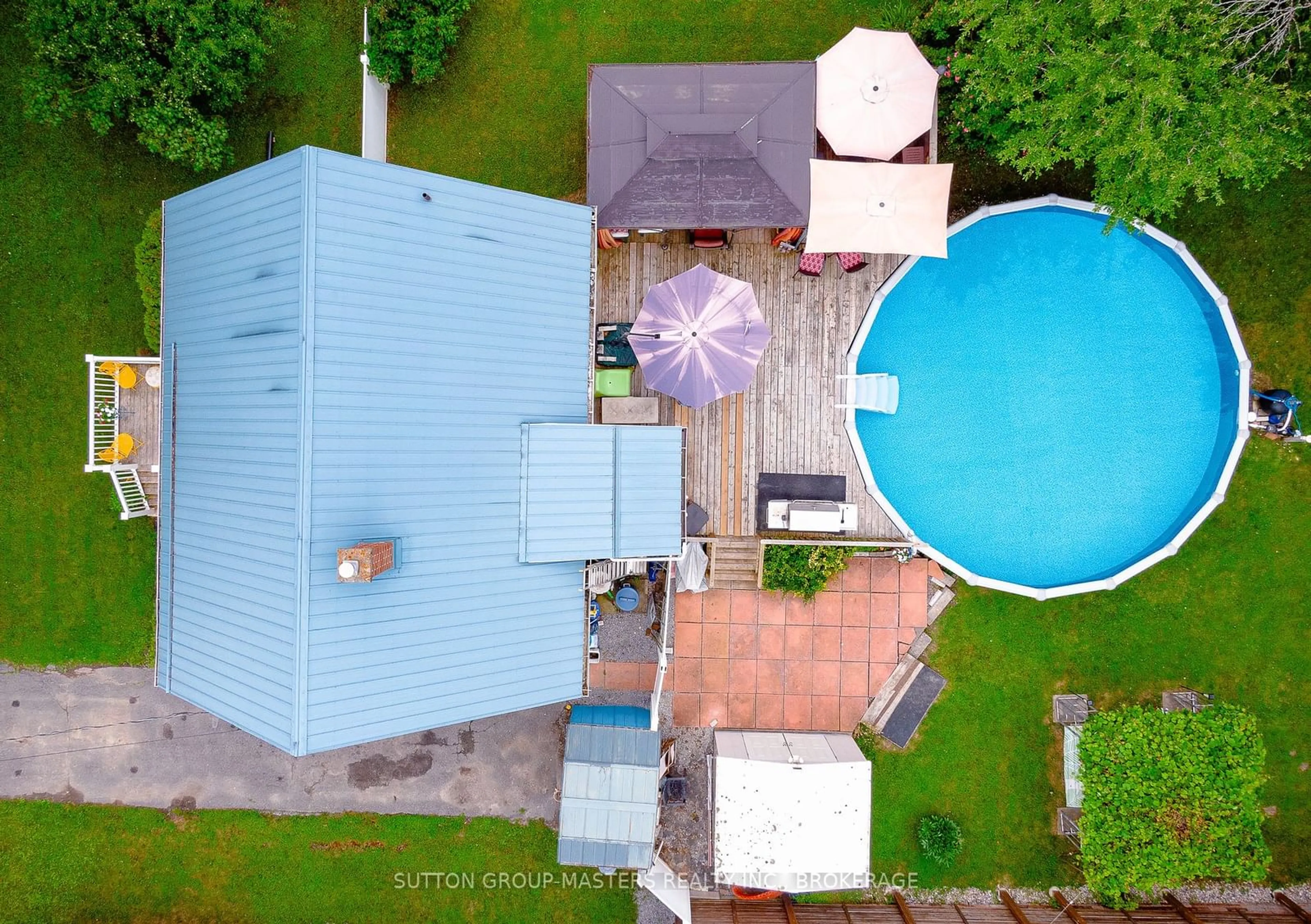 A pic from outside/outdoor area/front of a property/back of a property/a pic from drone, water/lake/river/ocean view for 49 SUNNY ACRES Rd, Kingston Ontario K7M 3N3