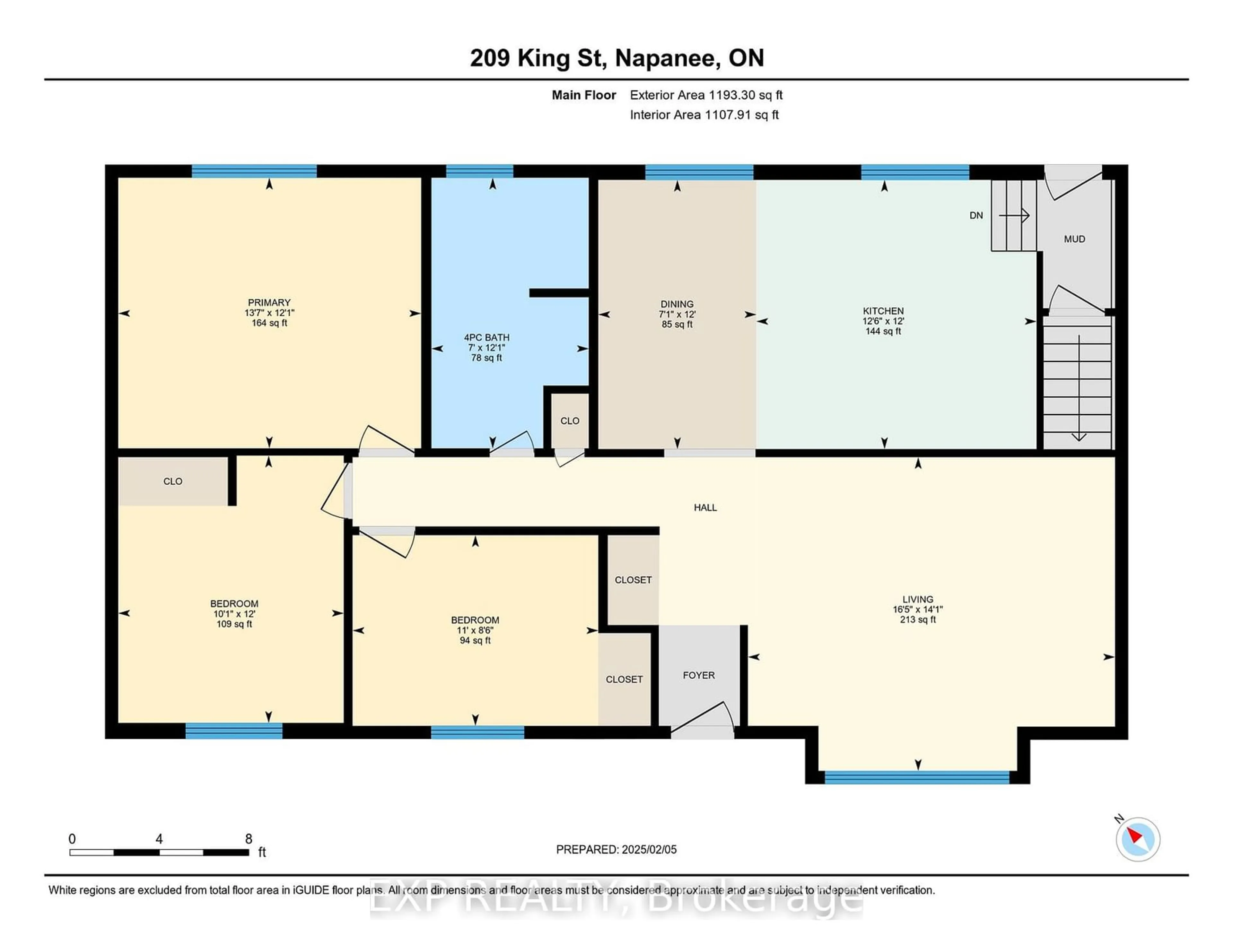 Floor plan for 209 King St, Greater Napanee Ontario K7R 1B8