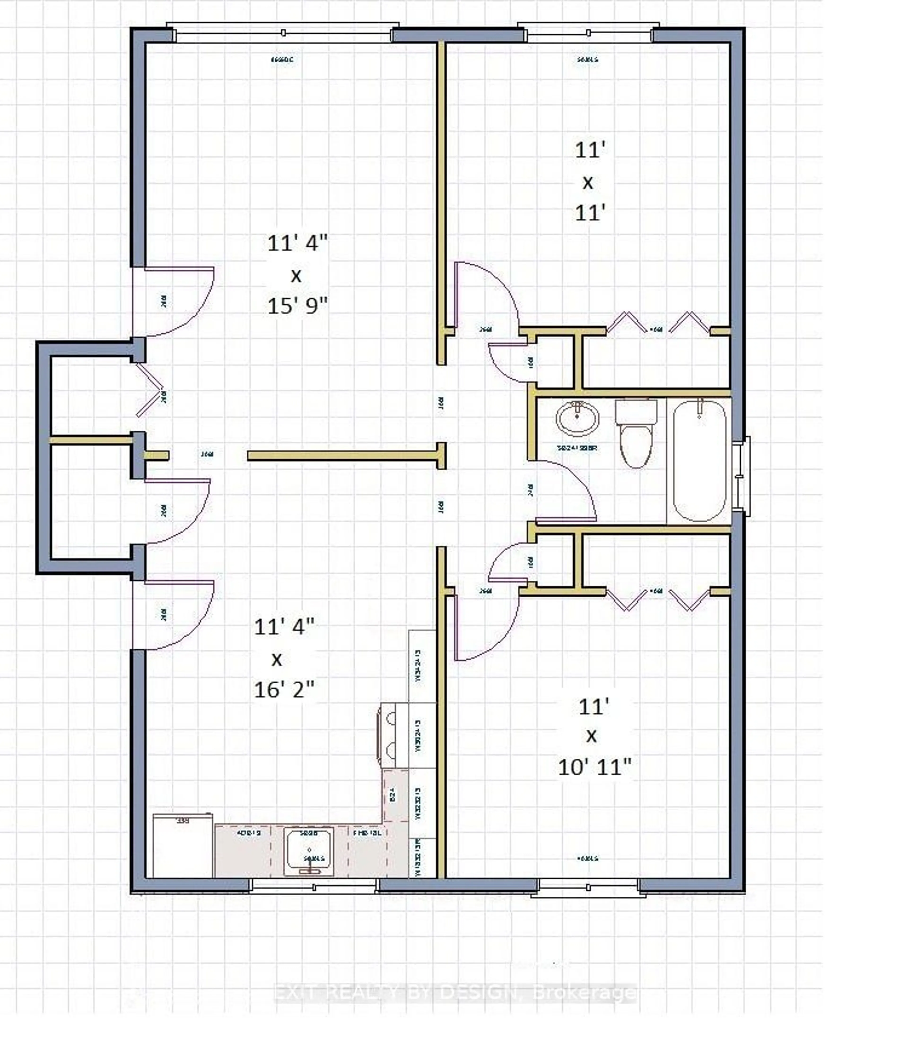 Floor plan for 370 Belisle St, Vanier and Kingsview Park Ontario K1L 6V2