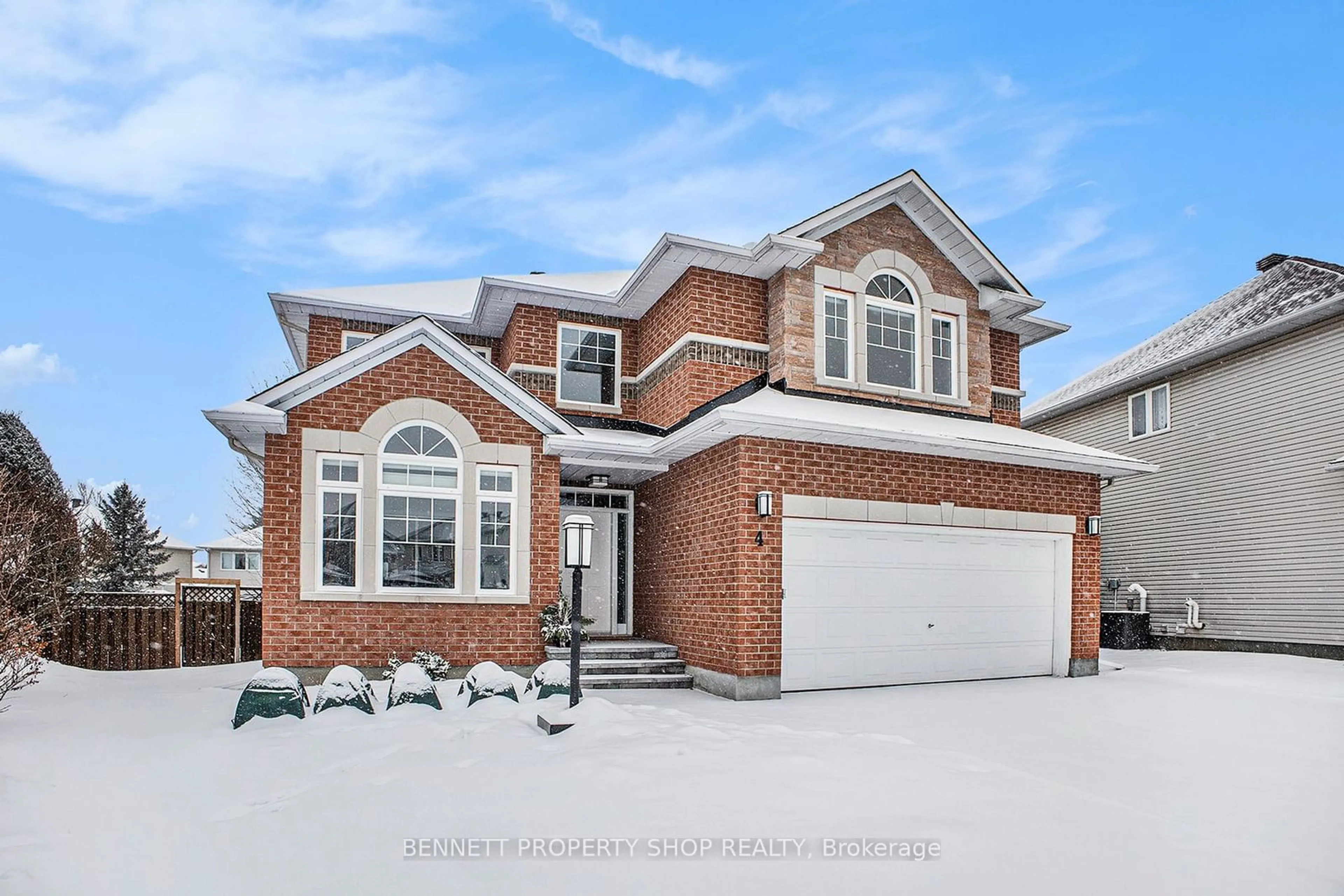 Home with brick exterior material, street for 4 Wheatley Crt, Kanata Ontario K2M 2V5